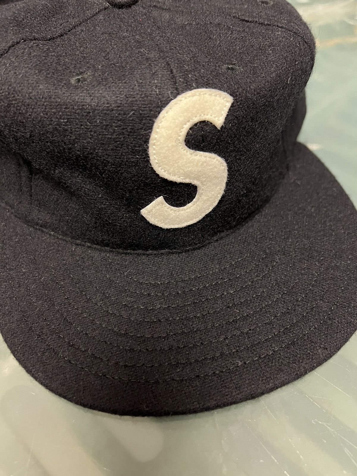 Supreme SS23 SUPREME EBBETS S LOGO FITTED 6-PANEL CAP HAT 7 5/8 2023 Size ONE SIZE - 5 Thumbnail