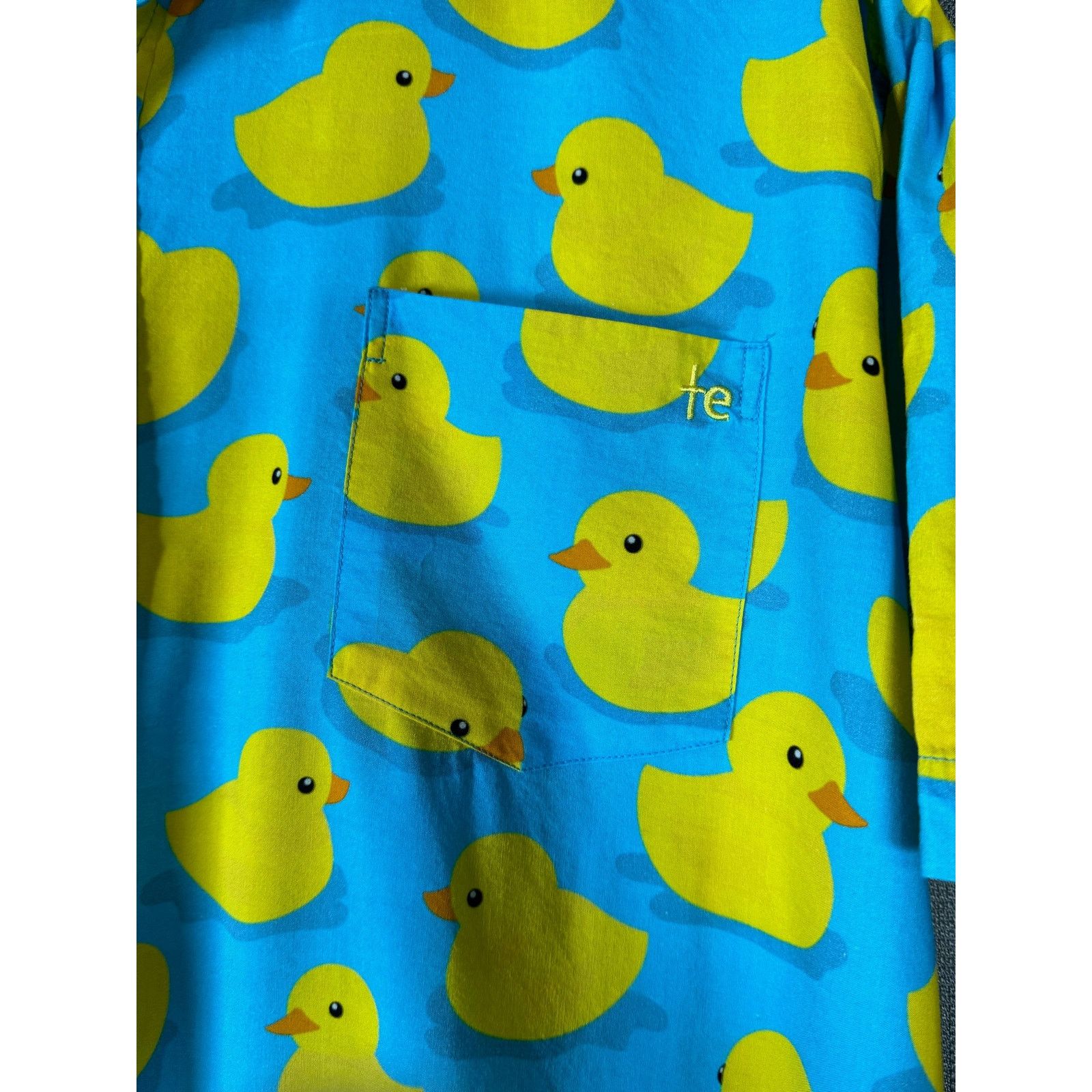 Tipsy Elves Tipsy Elves Rubber Ducky Short Sleeve Hawaiian Shirt Men’s Size US XXL / EU 58 / 5 - 3 Thumbnail