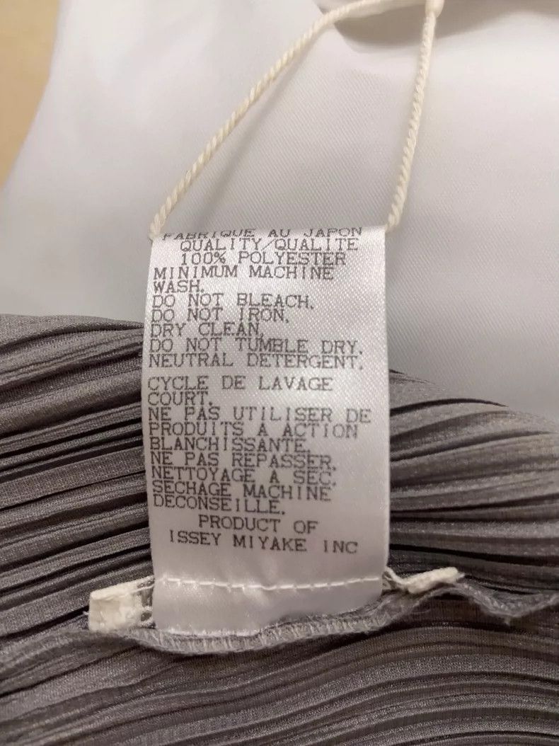 Issey Miyake Issey Miyake size:3 Grey pleated dress Size XS / US 0-2 / IT 36-38 - 6 Thumbnail