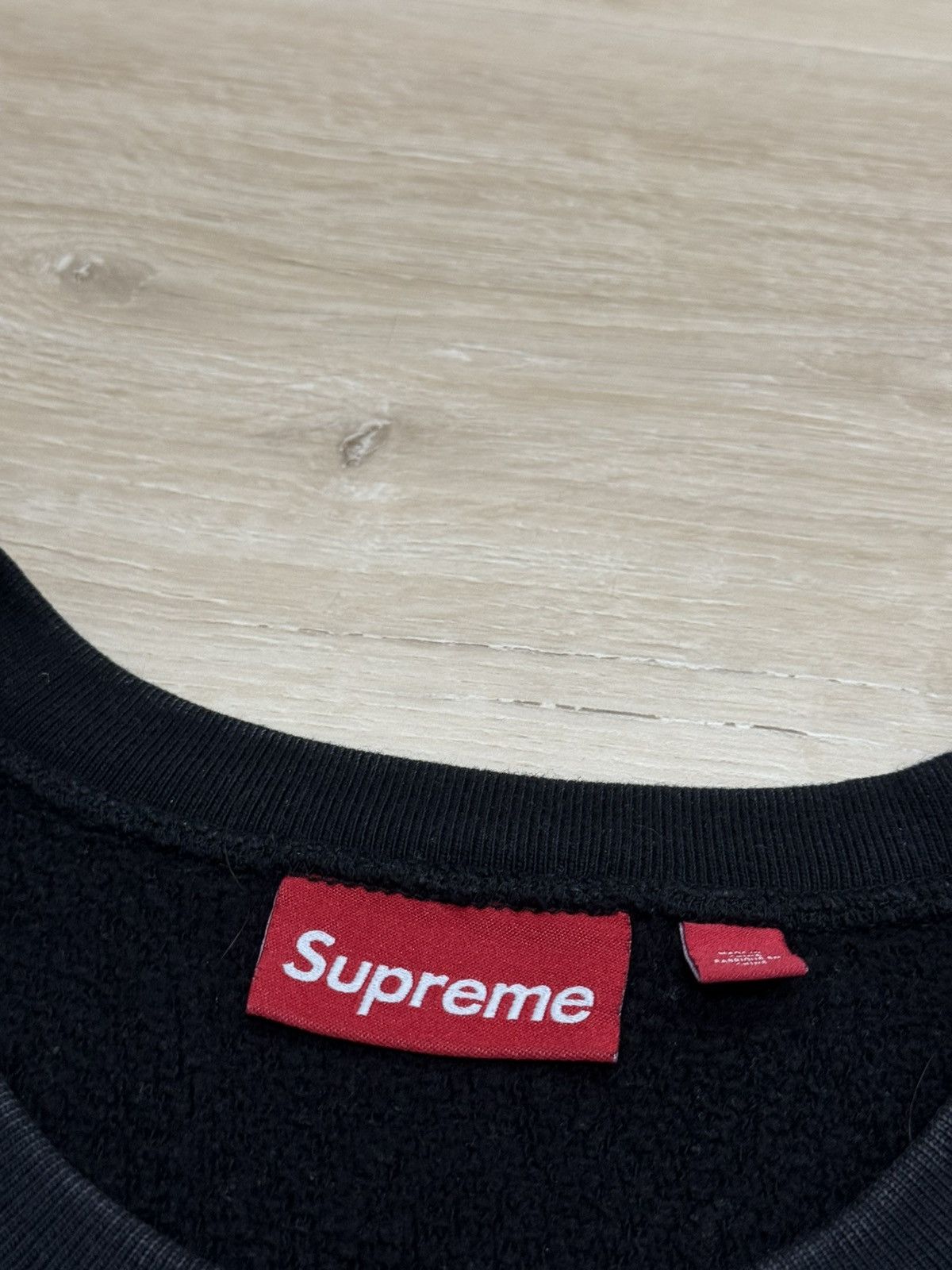 Supreme Supreme Washed Box Logo Crewneck Size US XL / EU 56 / 4 - 5 Thumbnail