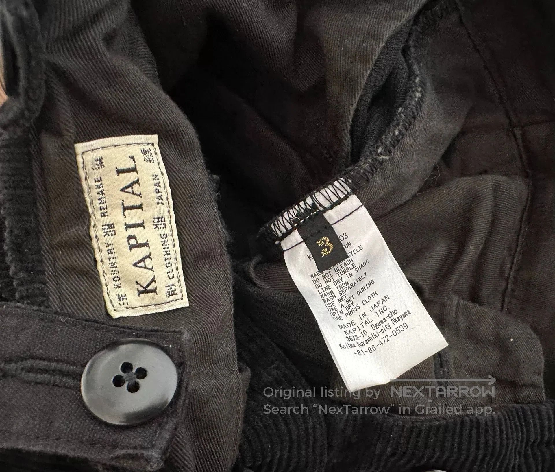 Kapital Kapital Corduroy Overalls Long Pants. Size US 26 / EU 42 - 3 Thumbnail