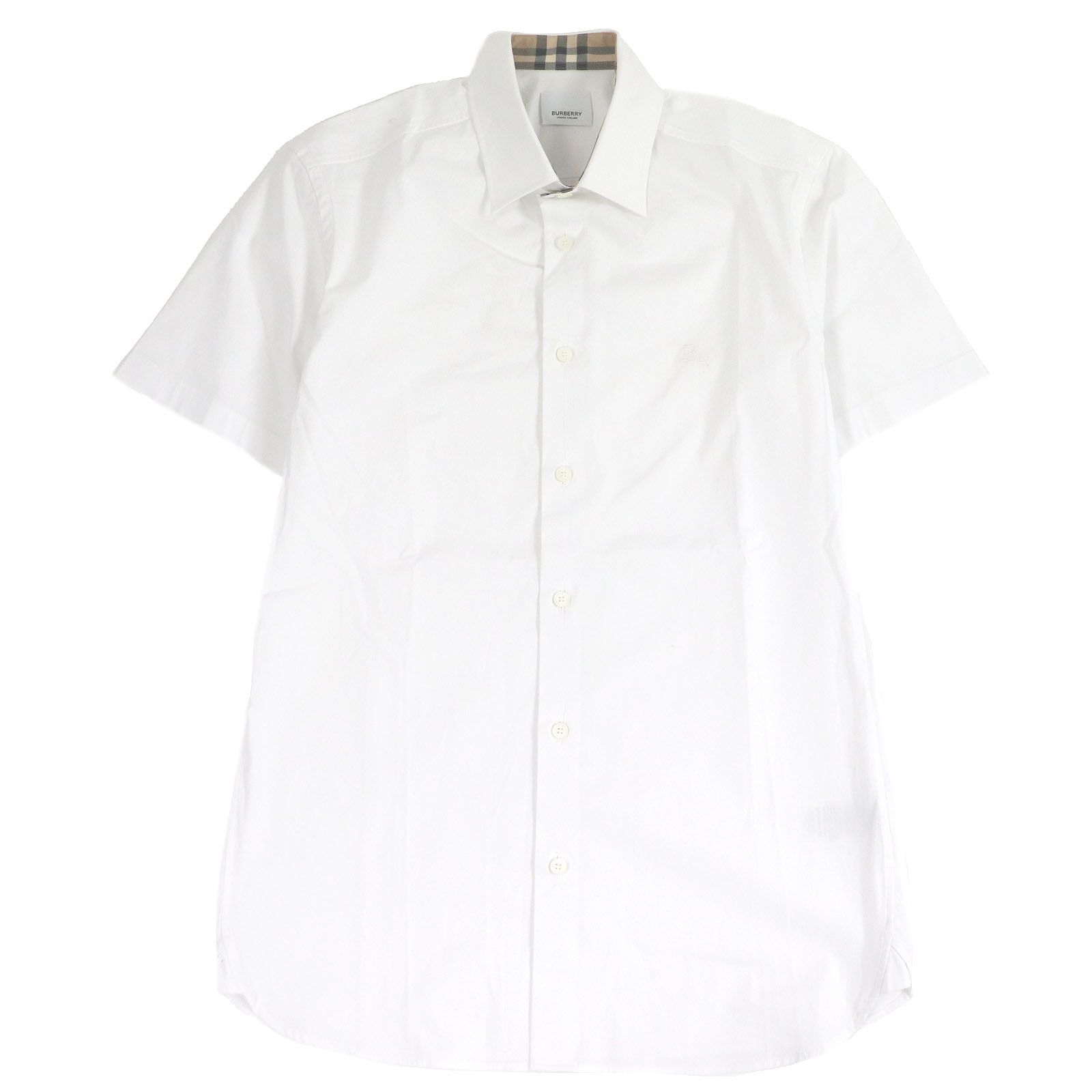 Burberry Burberry Burberry Short Sleeve Shirt Cotton Dress Shirt DUTY FREE for USA Size ONE SIZE - 1 Thumbnail