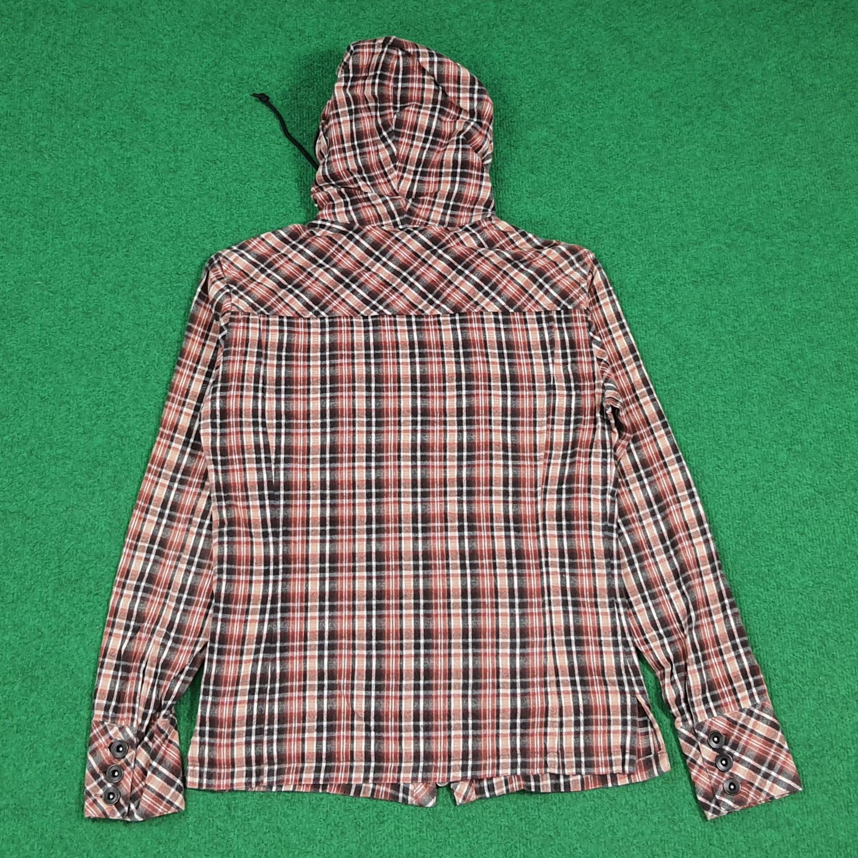 Schlussel Vintage SCHLUSSEL Plaid Full Zip Grunge Jacket C283N16 Size US XS / EU 42 / 0 - 3 Thumbnail