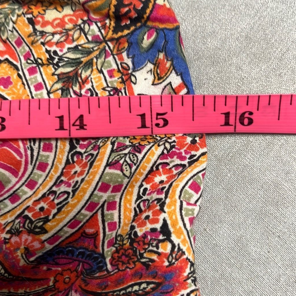 Other OndadeMar Women Small Pink Floral Paisley One Shoulder 100% Size S / US 4 / IT 40 - 9 Thumbnail