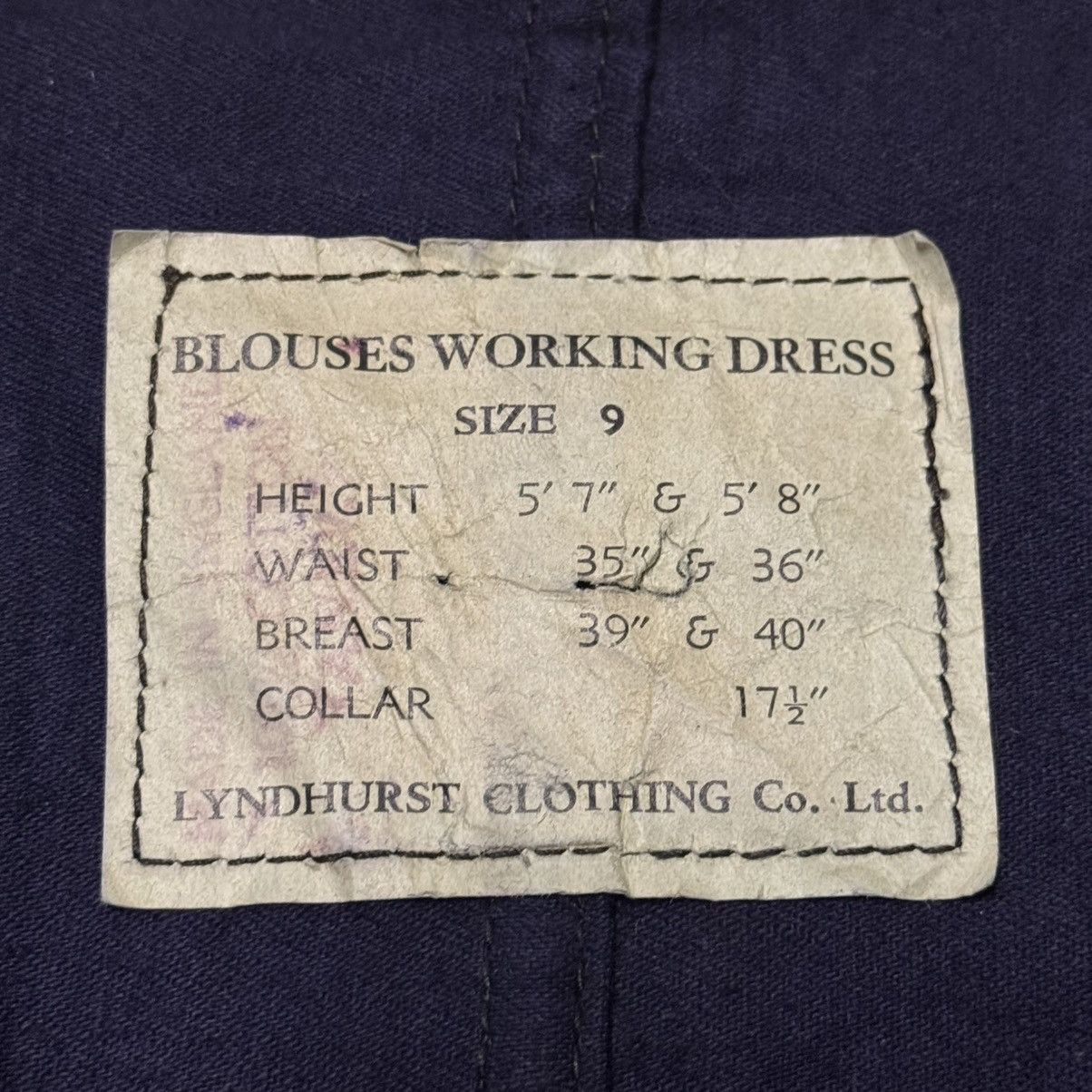 Vintage 40s WW2 Lyndhurst British Navy Blouses Working Dress Jacket Size US M / EU 48-50 / 2 - 10 Thumbnail