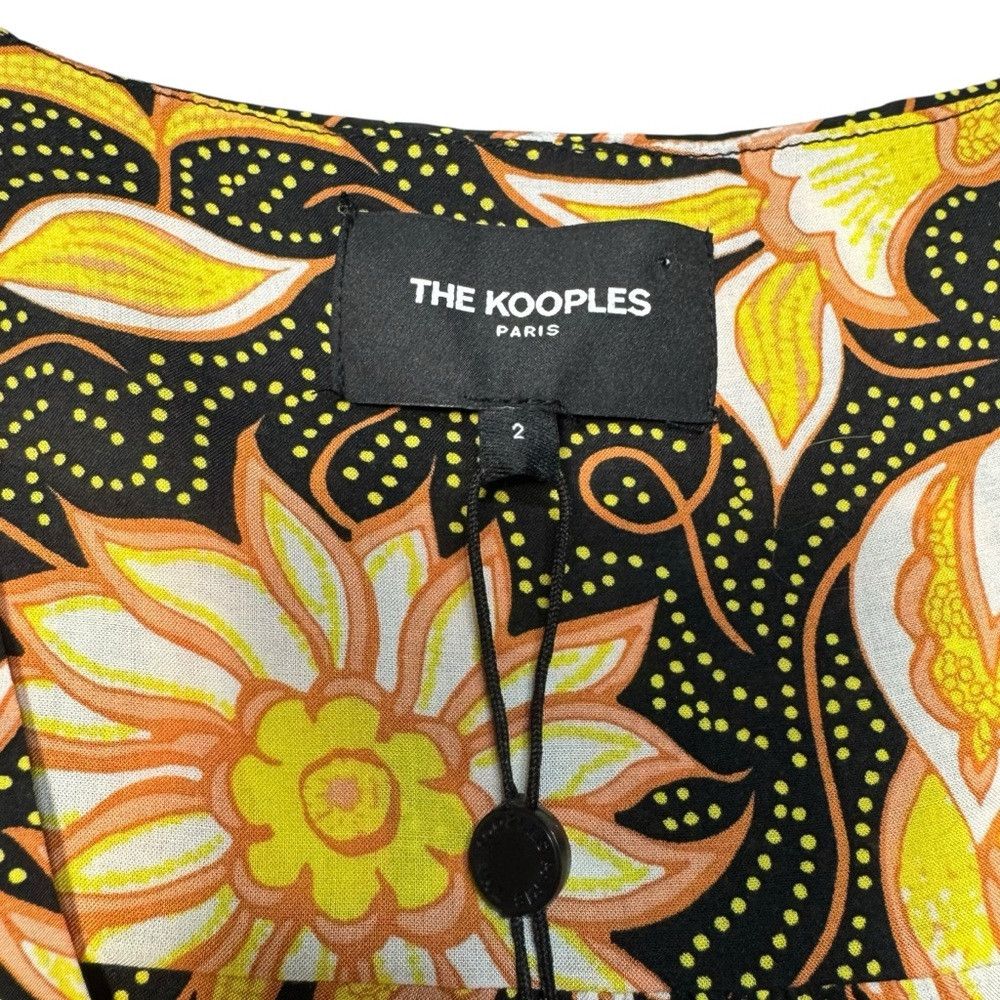 The Kooples NWT New The Kooples Paris Floral Viscose Mini Dress Size FR Size M / US 6-8 / IT 42-44 - 6 Thumbnail