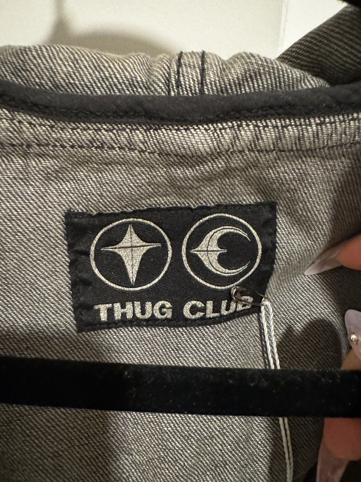 Thug Club Thug Club Hooded Denim Jacket Size US M / EU 48-50 / 2 - 5 Thumbnail