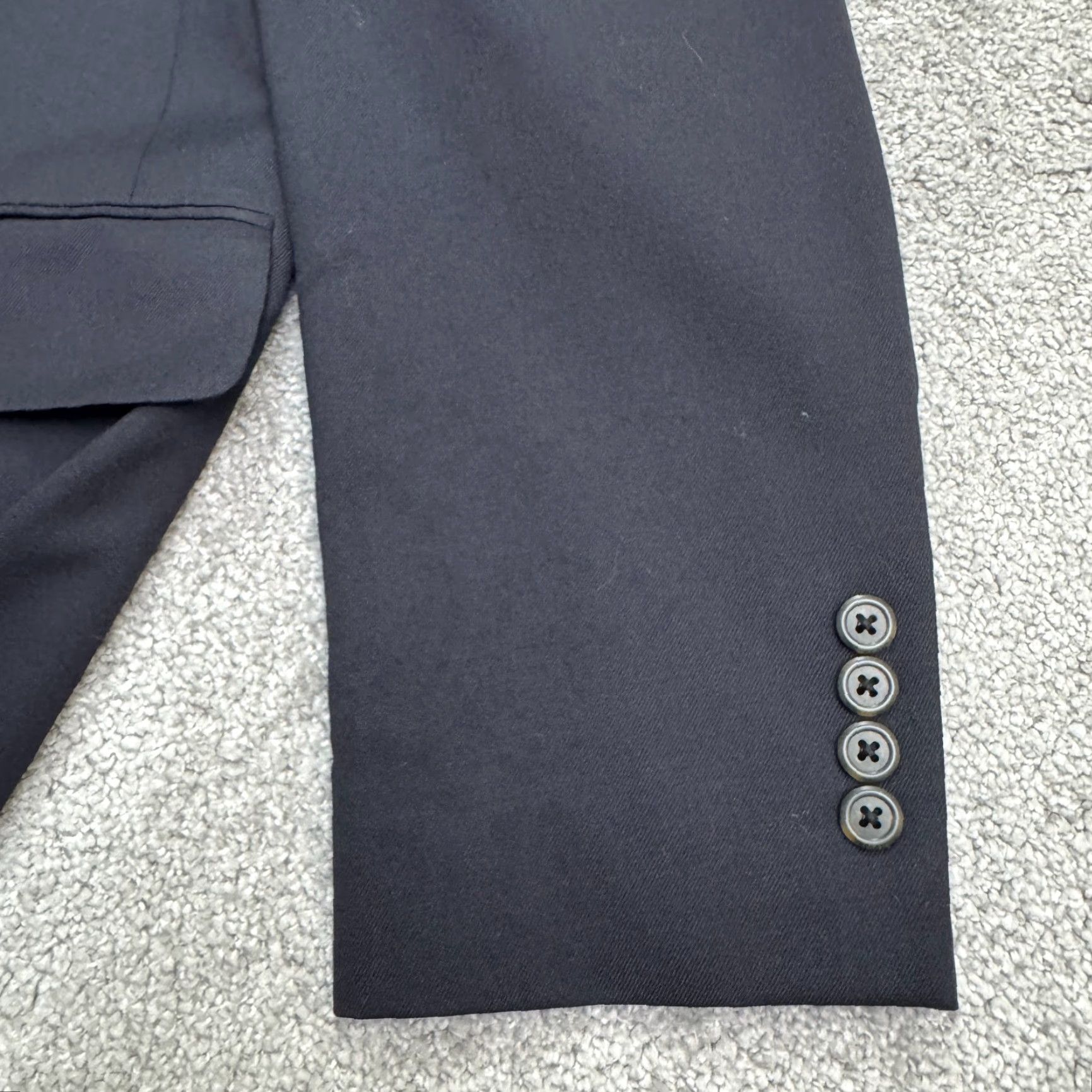 J.Crew J.Crew Blazer Mens 42L Navy Blue Wool Suit Sport Coat Classic Workwear Size 42L - 4 Thumbnail