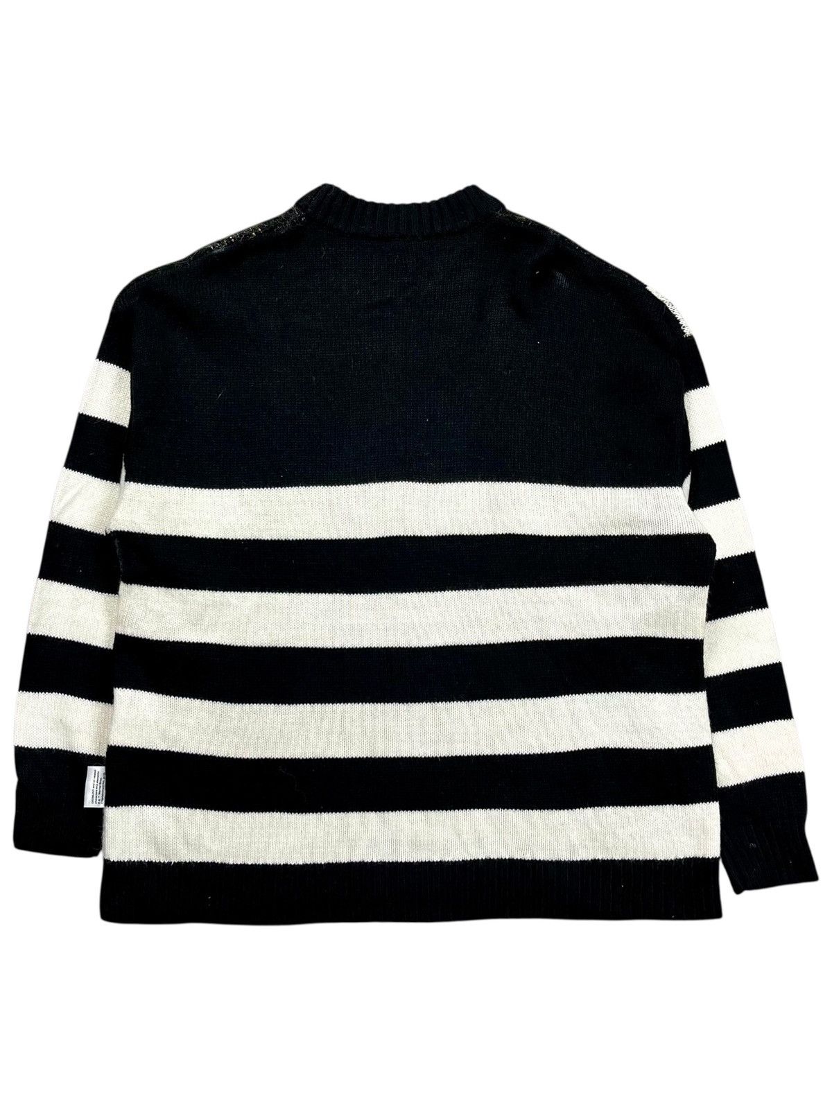 20471120 2000s Candy Stripper x Gremlins - Mohair Knitted Sweater Size US M / EU 48-50 / 2 - 2 Thumbnail