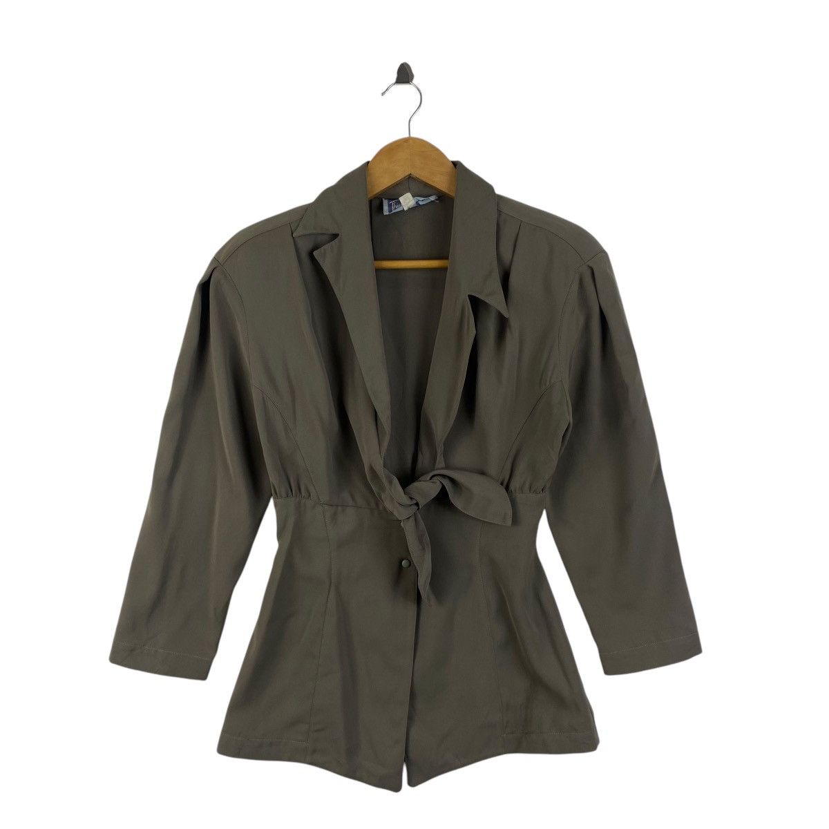 Thierry Mugler THIERRY MUGLER Paris Luxury Designer Belted Blazer Coat Size S / US 4 / IT 40 - 1 Thumbnail