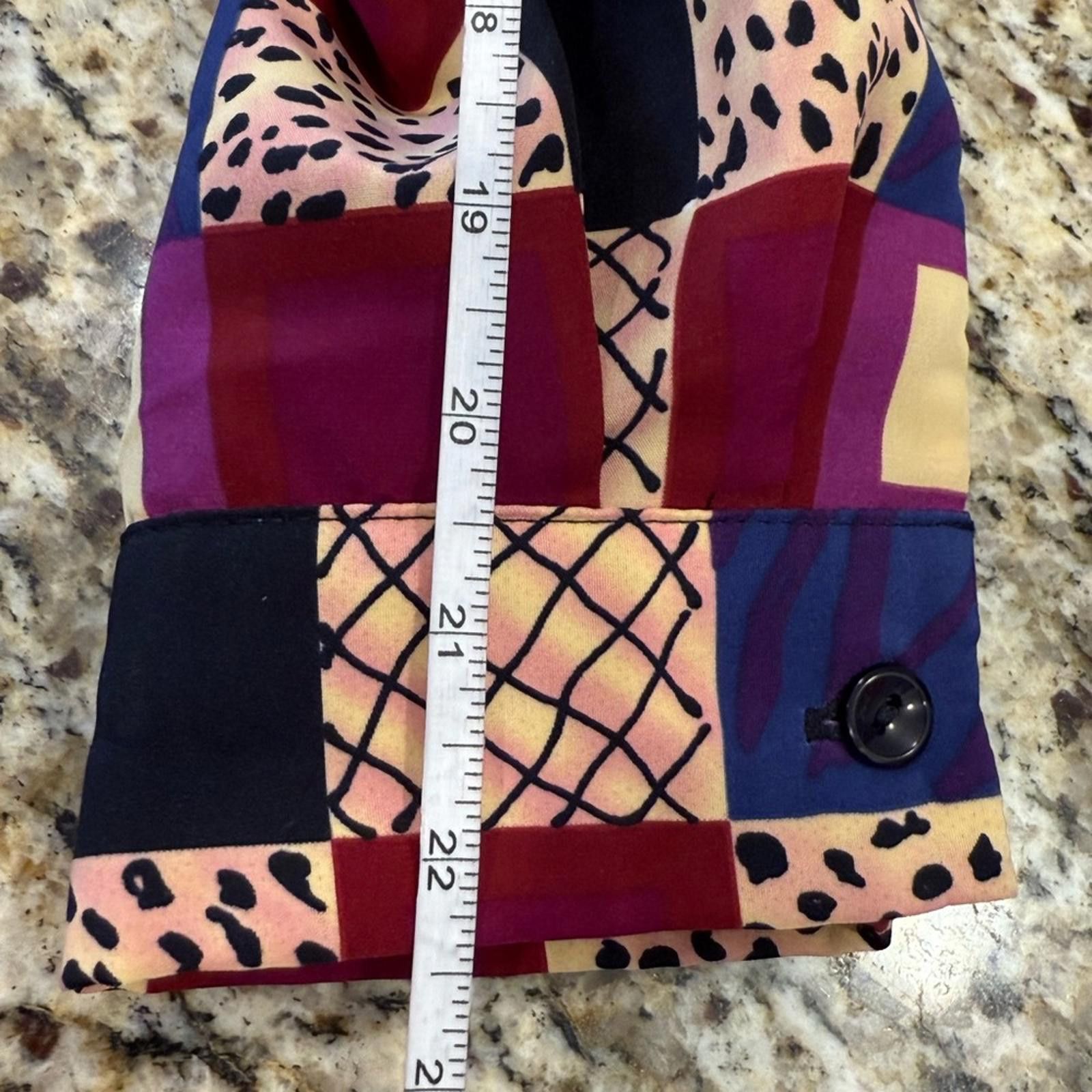 Other Joan Leslie patchwork & leopard print top Plus SZ 16 Size XXL / US 16-18 / IT 52-54 - 10 Thumbnail