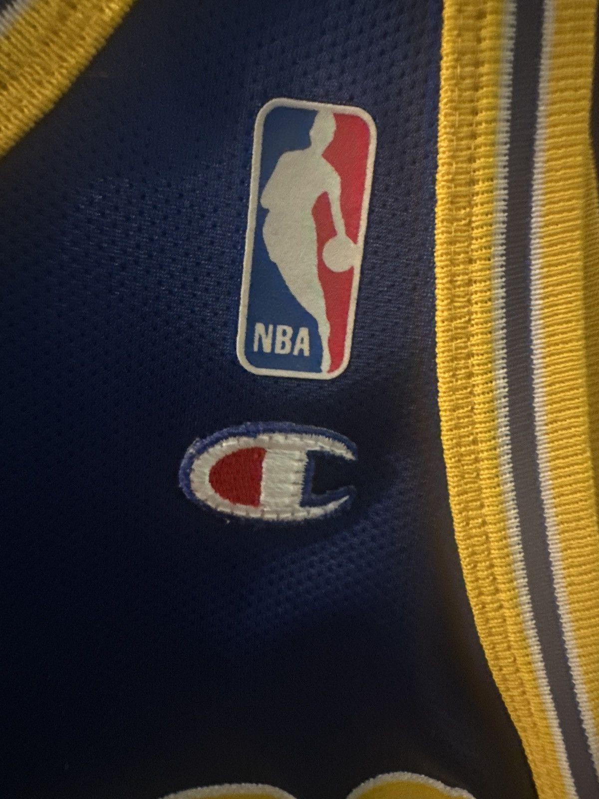 Champion × Vintage Sz40 Vintage Champion Latrell Sprewell Golden State Warriors Size US XXS / EU 40 - 3 Thumbnail