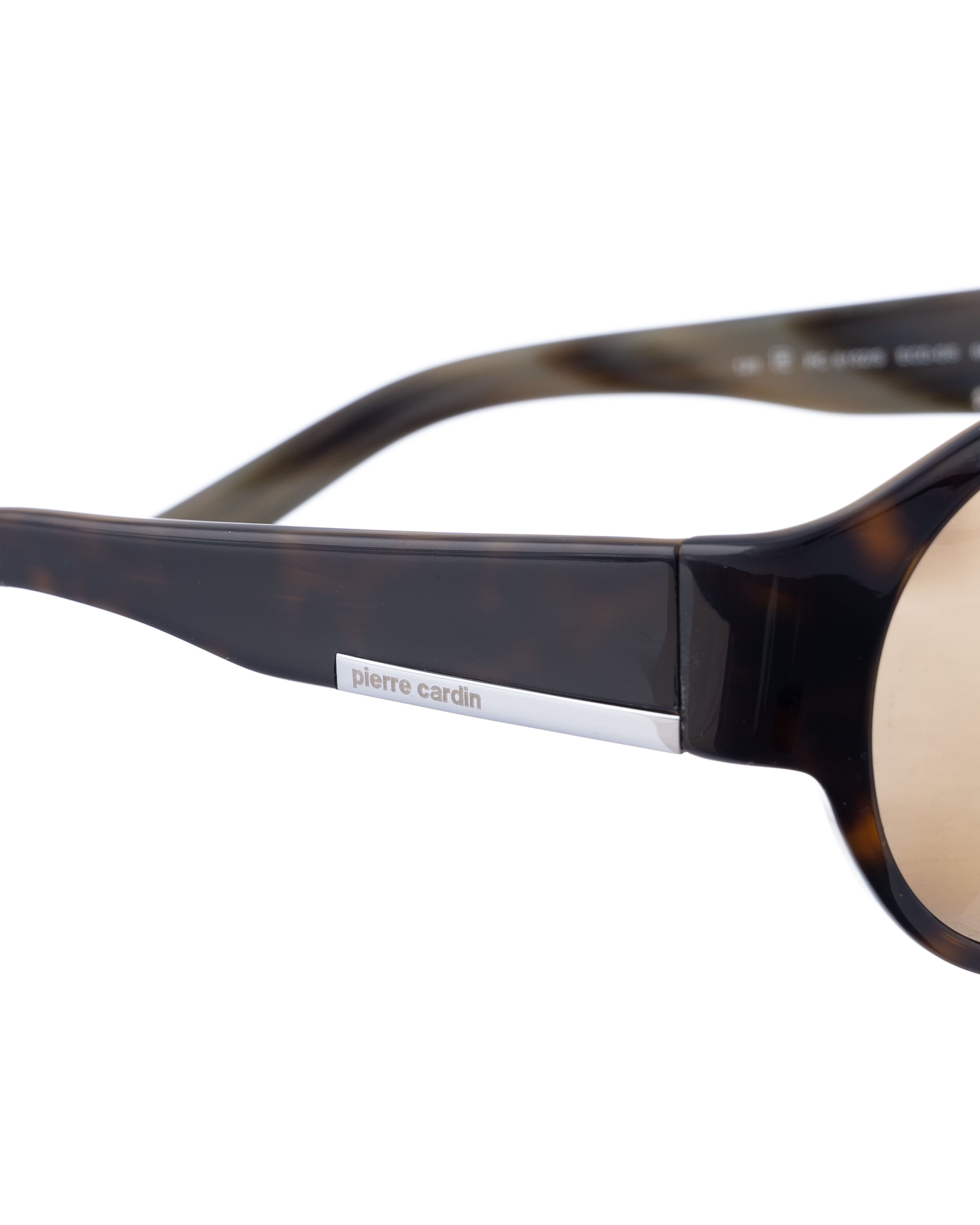 Pierre Cardin Pierre Cardin 00s Havana Plastic Aviator Sunglasses Size ONE SIZE - 3 Thumbnail