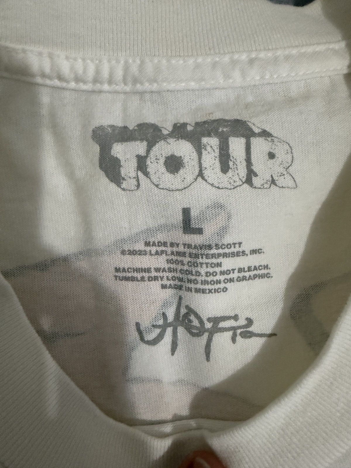 Travis Scott Travis Scott Utopia Tour Tee SZ L Size US L / EU 52-54 / 3 - 4 Thumbnail