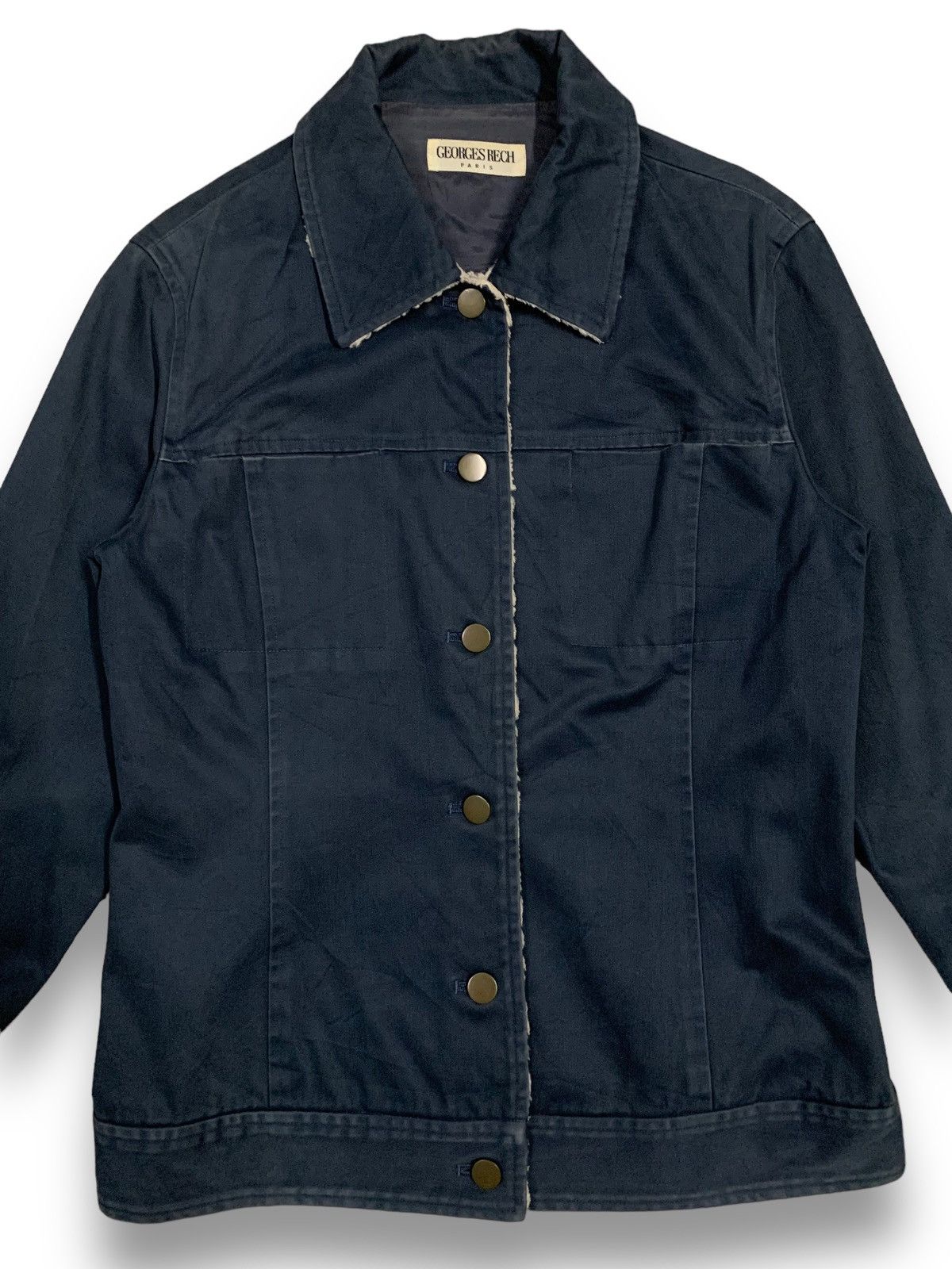 George Vintage Japanese Brand Georges Rech Paris Shacket/Overshirt Size M / US 6-8 / IT 42-44 - 4 Thumbnail