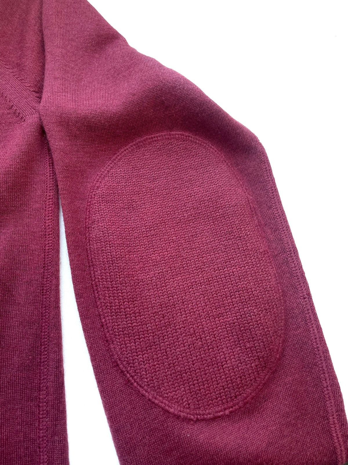 Alexander McQueen Men's Wool v-neck Sweater Alexander McQueen Size L Burgundy Size US L / EU 52-54 / 3 - 8 Thumbnail