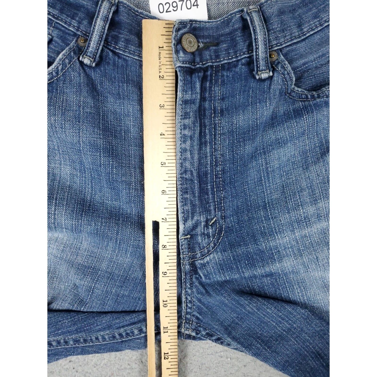 Levi's Levis 514 Jeans Mens 36x30 Blue Straight Leg Denim Pants Size US 36 / EU 52 - 3 Thumbnail