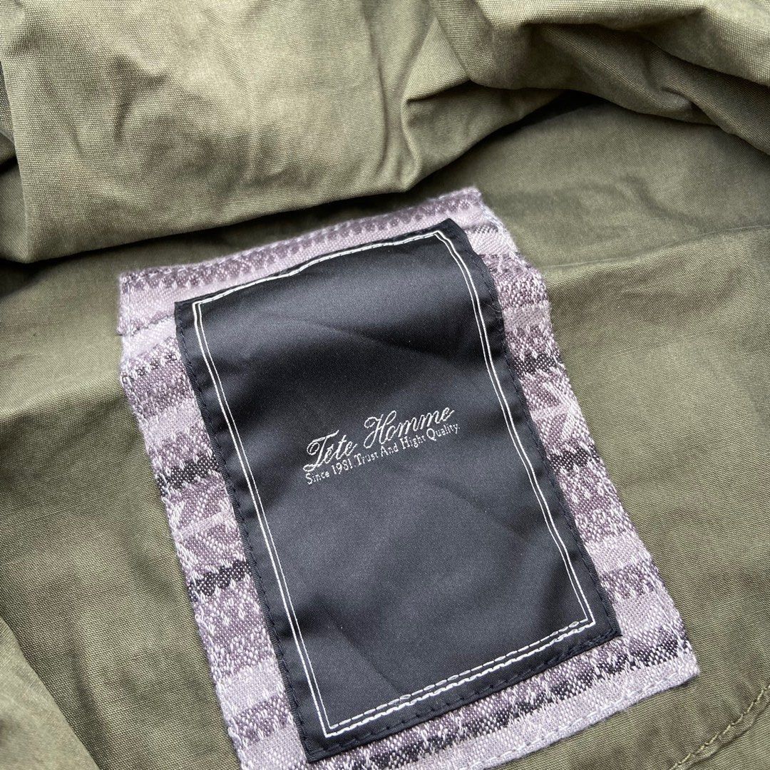 Issey Miyake × Japanese Brand × Tete Homme Tete Homme Japan M- 65 Style Utility Jacket Size US L / EU 52-54 / 3 - 4 Thumbnail