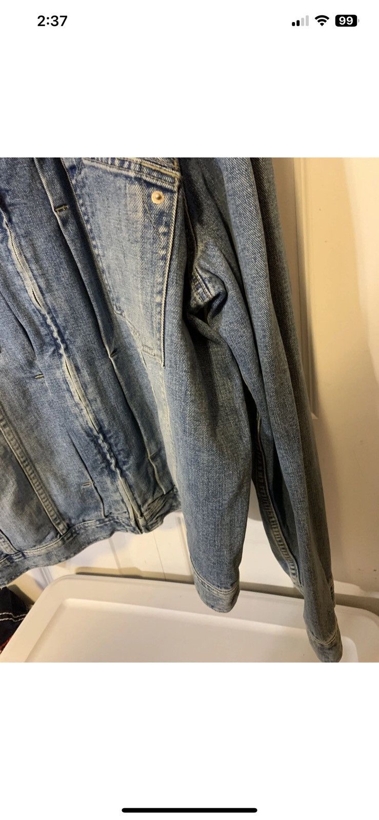 Marithe + Francois Girbaud Vintage Marithe Francois Girbaud mens sz XXXL denim jacket Size US XXL / EU 58 / 5 - 7 Thumbnail