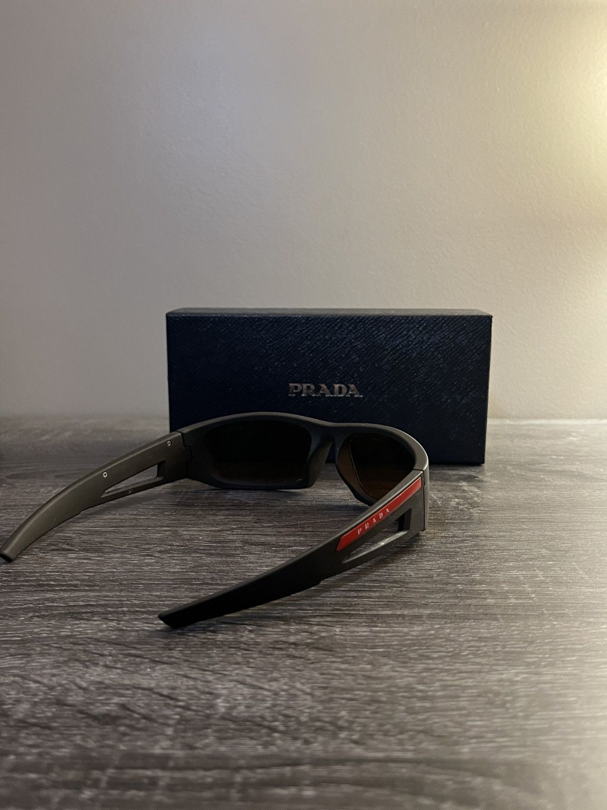 Prada Prada Red Tab Sunglasses Size ONE SIZE - 7 Thumbnail