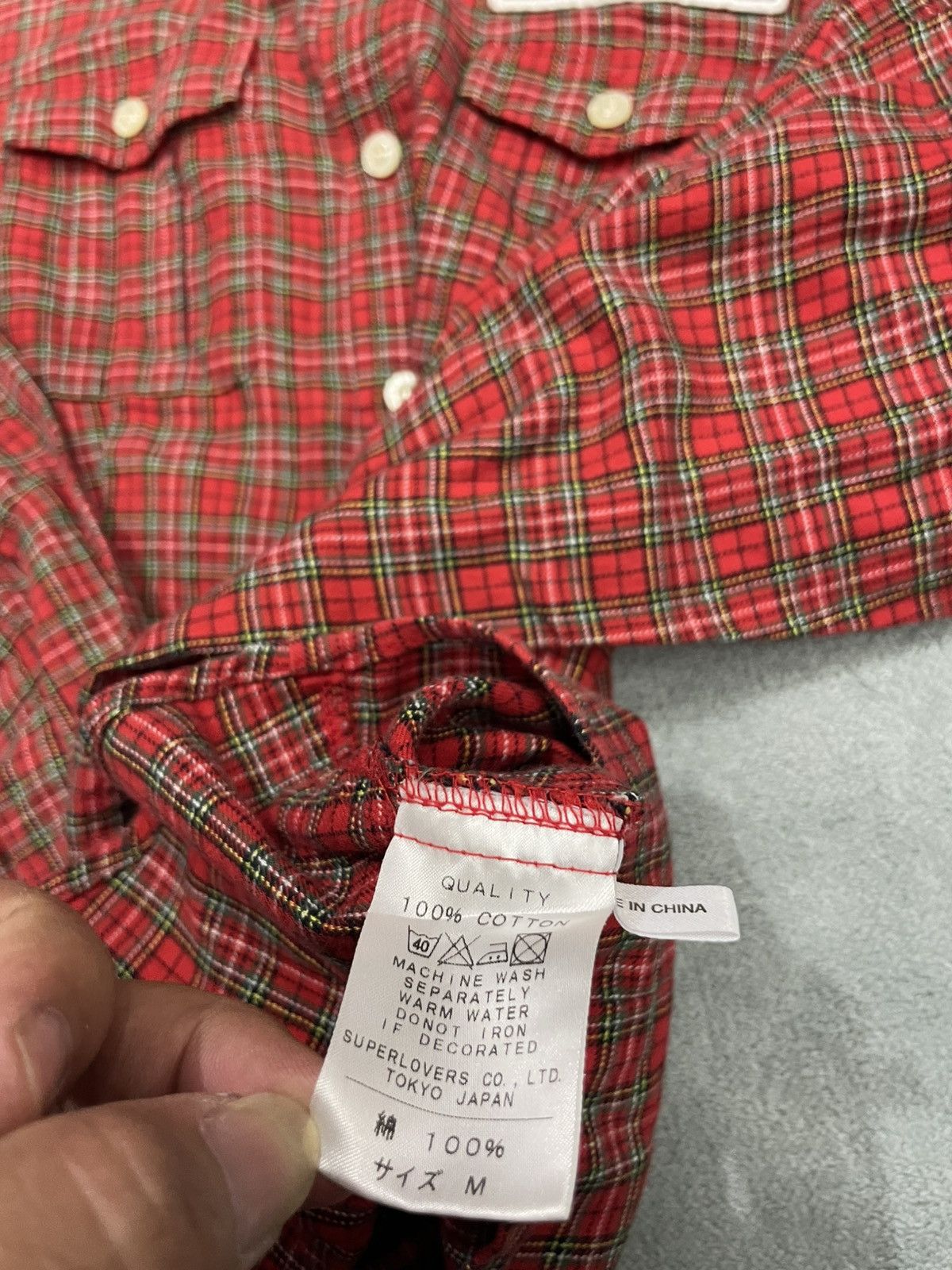 Japanese Brand Vintage Super Lovers Punk Button Up Shirt Size US M / EU 48-50 / 2 - 7 Thumbnail