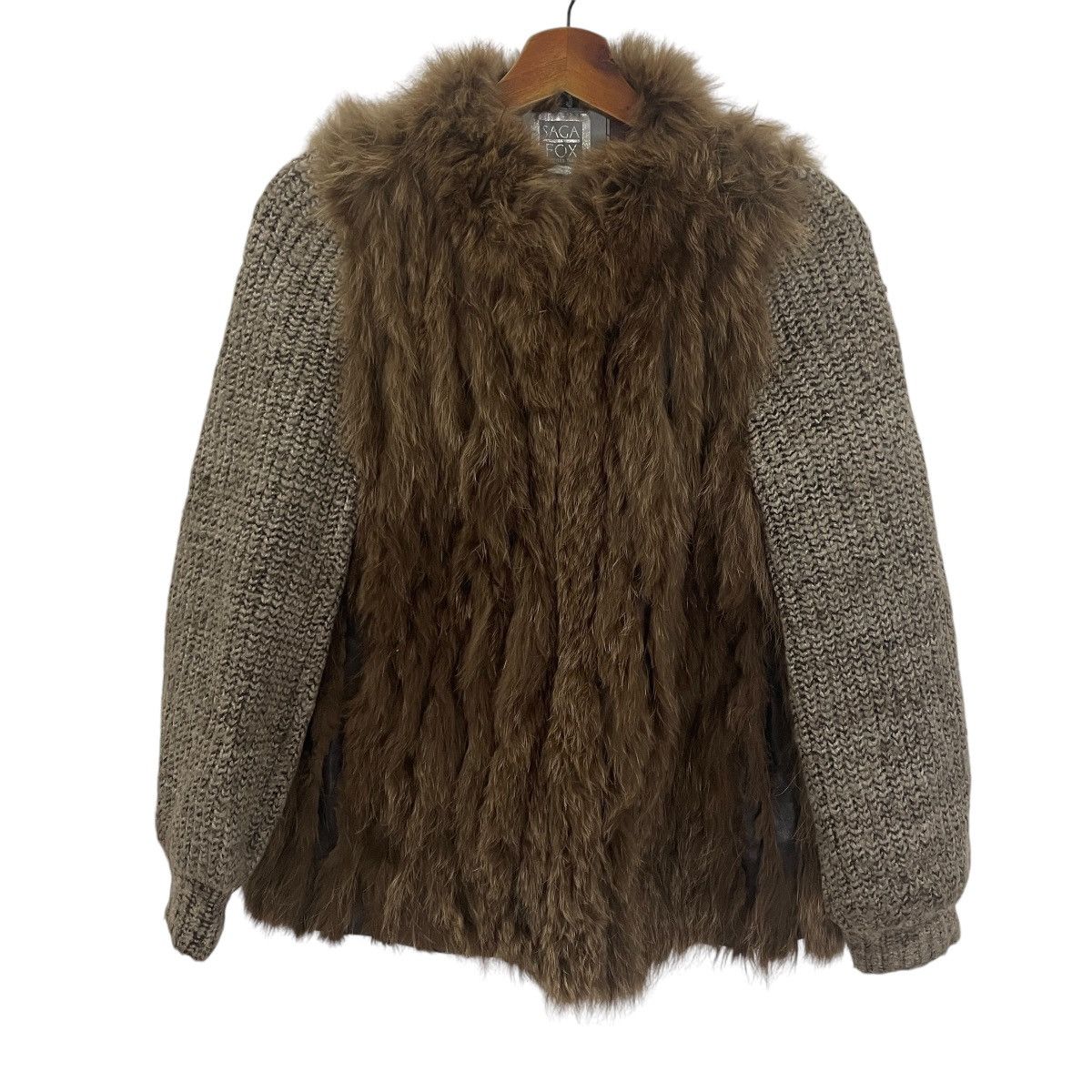 Sagafurs Vintage Saga Fox Fur Jacket Size L / US 10 / IT 46 - 1 Thumbnail