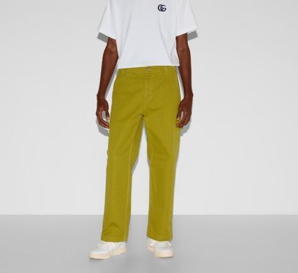 Gucci o1loc1c1125 810787 Heavy Cotton Canvas Trouser Pant Size US 36 / EU 52 - 4 Thumbnail