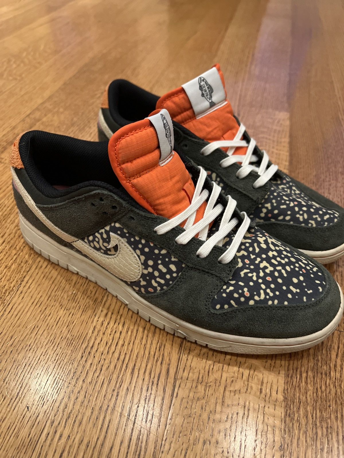 Nike Nike Dunk Low SE Gone Fishing Rainbow Trout Size US 10.5 / EU 43-44 - 1 Thumbnail