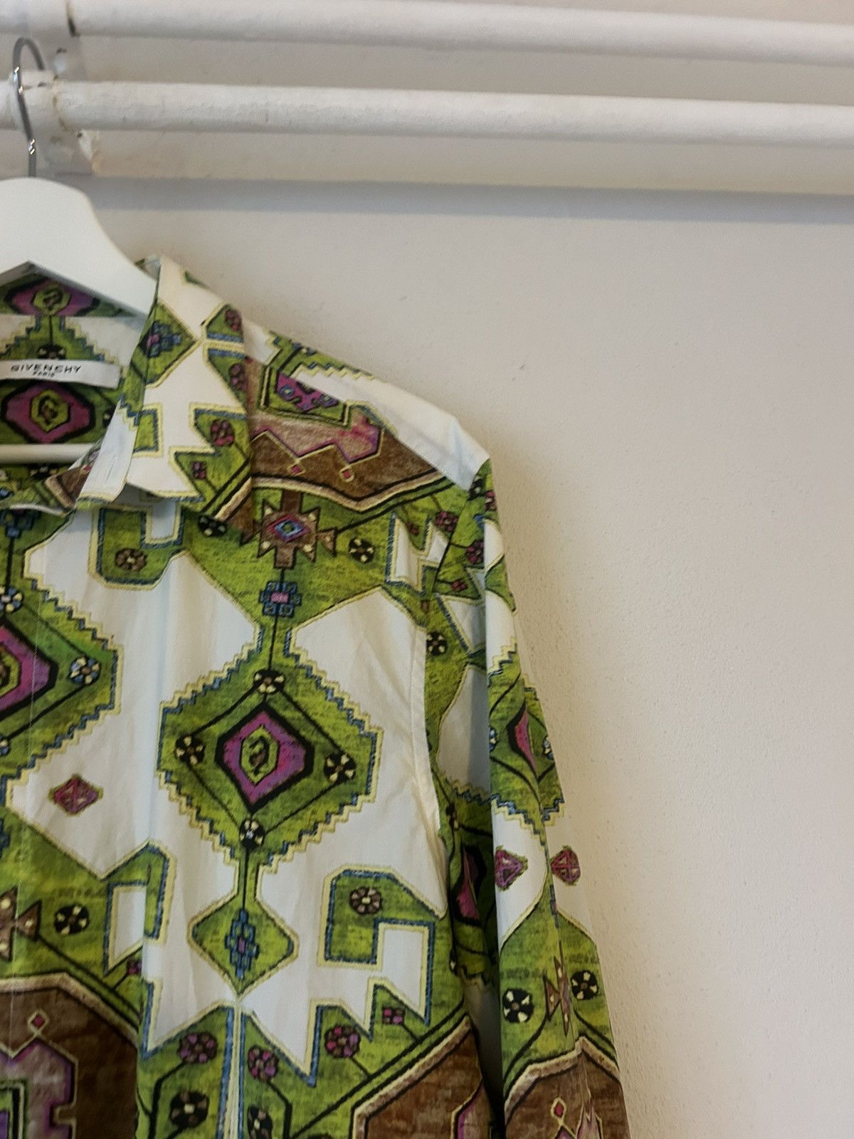 Givenchy Kaleidoscope Tapestry Print Button-Up Shirt Size US M / EU 48-50 / 2 - 6 Thumbnail