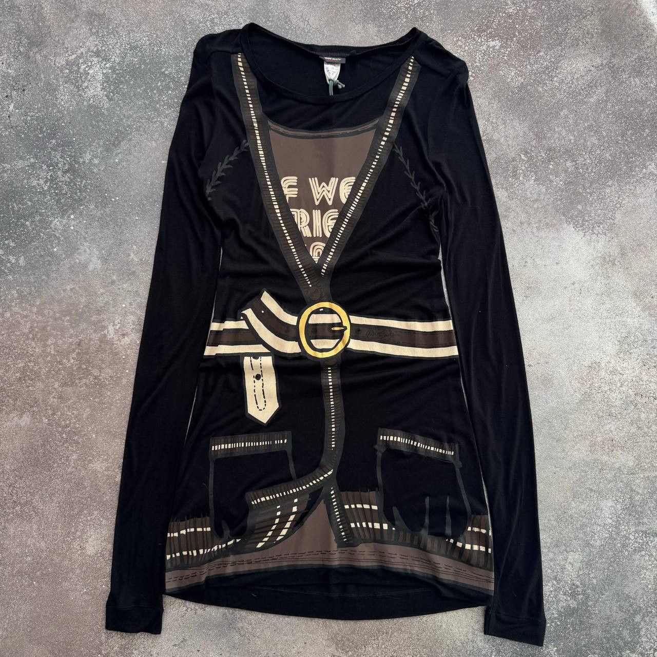 Japanese Brand × Miss Sixty × Vintage Miss Sixty Y2K Amazing Long Sleeve Top Size M / US 6-8 / IT 42-44 - 1 Thumbnail