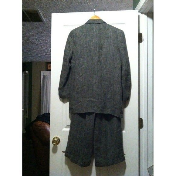 DKNY DKNY WOMEN'S 77%LINEN 23%RAYON 2PC SUIT SIZE: 4 Size S / US 4 / IT 40 - 9 Thumbnail