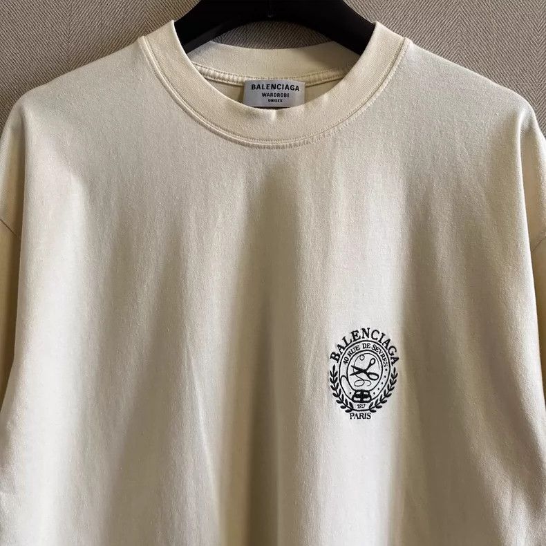 Balenciaga Balenciaga SS22 Scissors Wheatear Embroidered logo Crew Nec Size US L / EU 52-54 / 3 - 3 Thumbnail