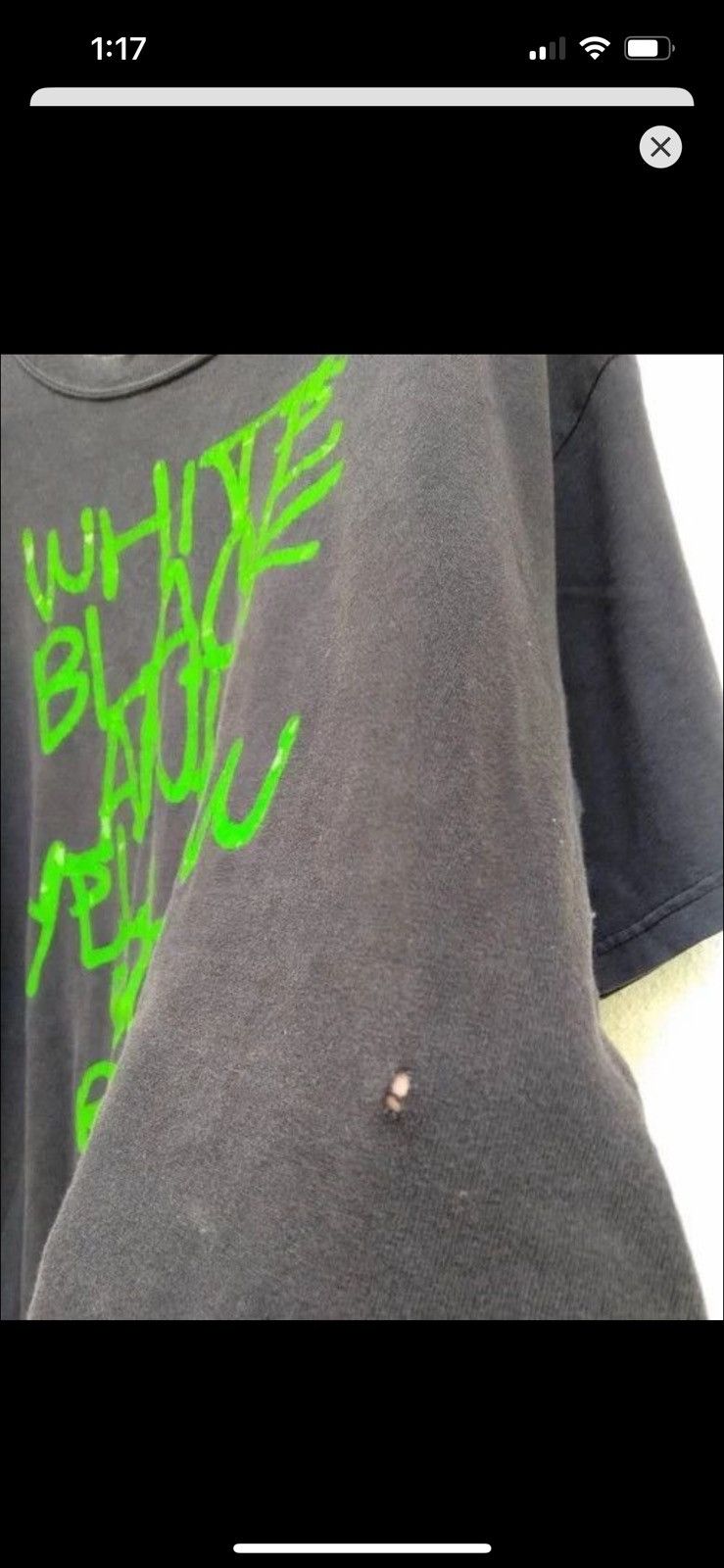 Band Tees 🔥Y2K PURE SUNFADED WORDING BLACK RAP TEES F RACISM Size US L / EU 52-54 / 3 - 8 Thumbnail