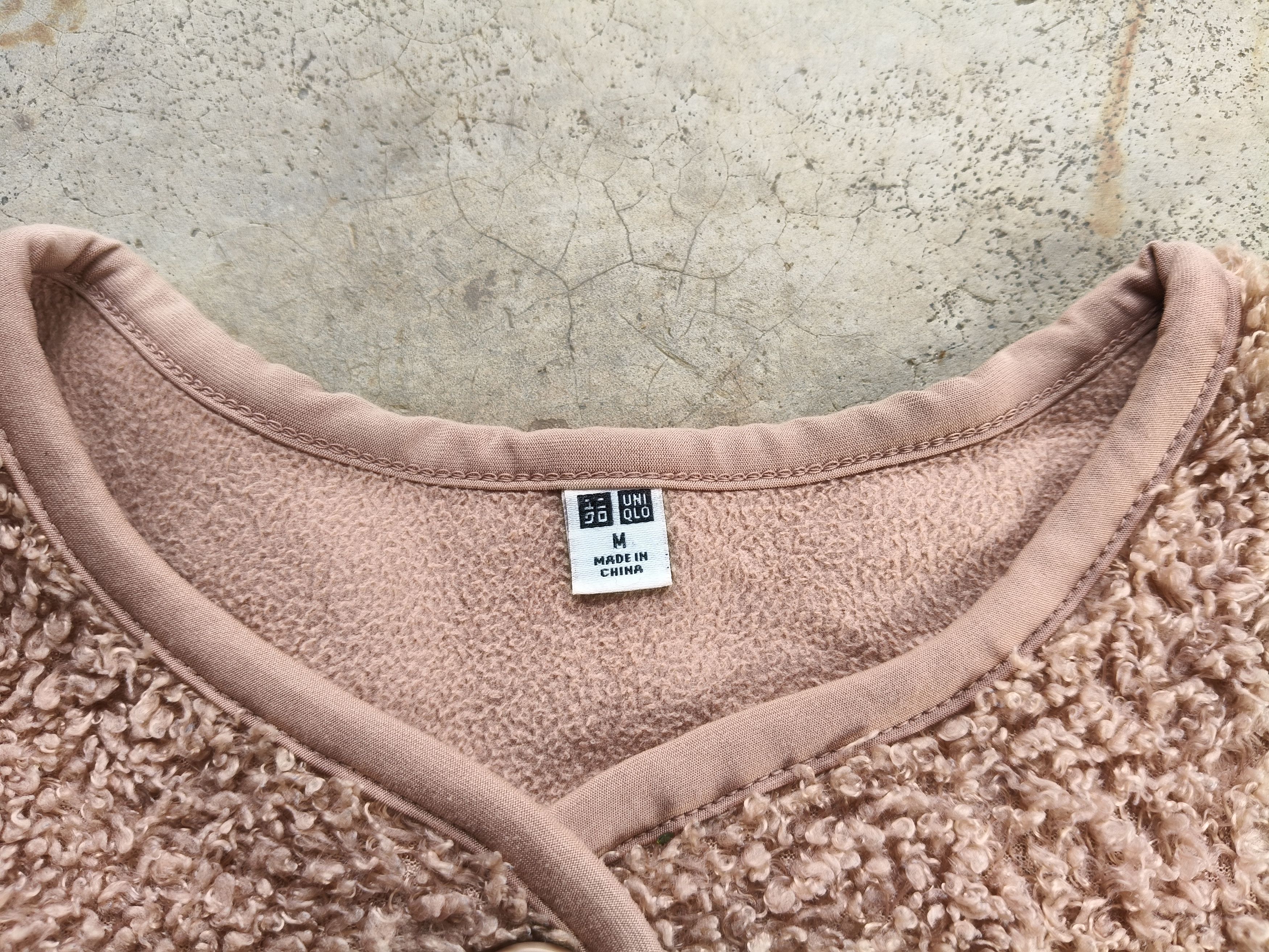Japanese Brand × Uniqlo Uniqlo fur fleece Cardigan Button Up Size M / US 6-8 / IT 42-44 - 10 Thumbnail