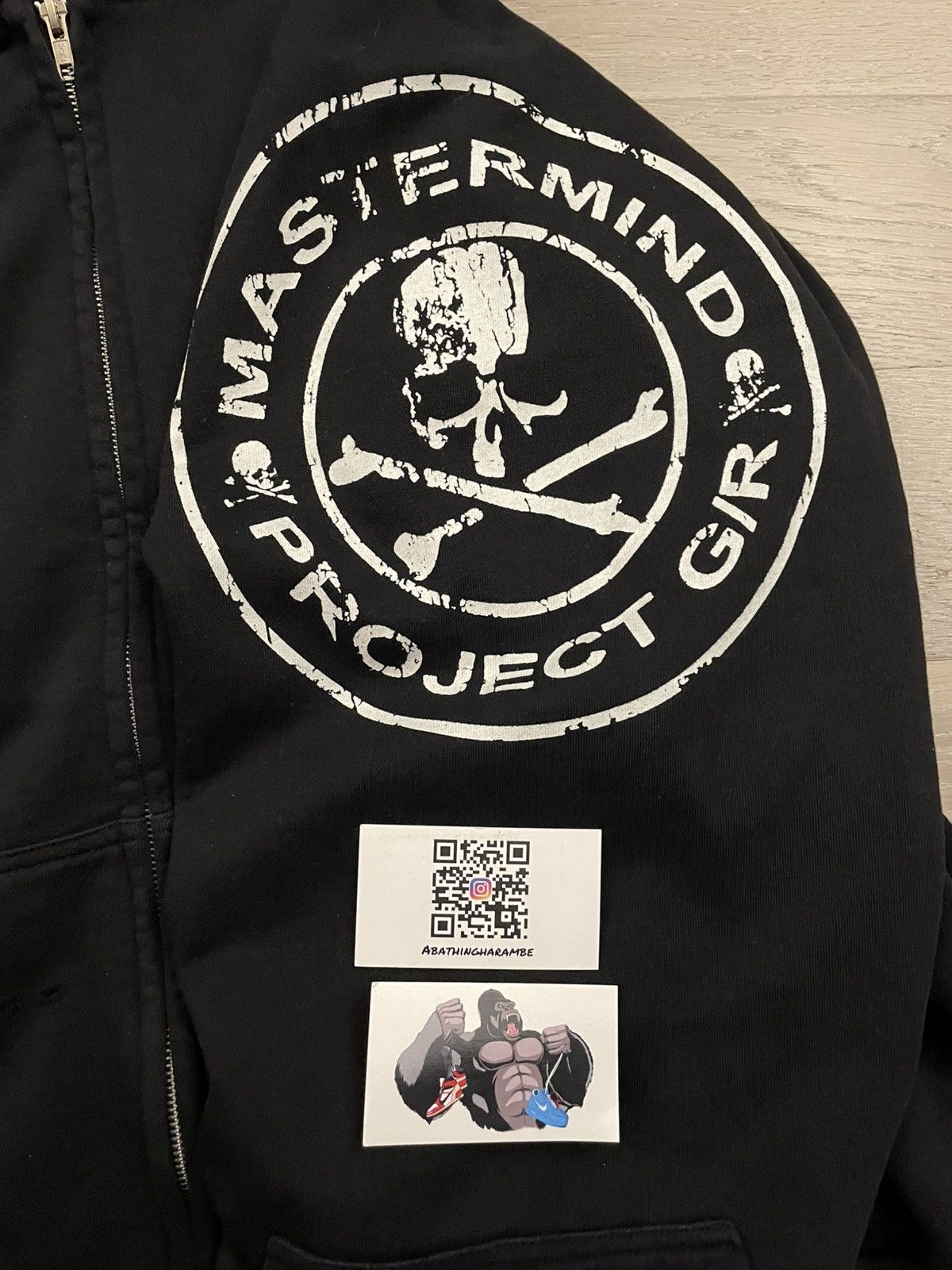 PROJECT G/R Project G/R x Mastermind Reconstructed Folded Zip Hoodie Size US M / EU 48-50 / 2 - 4 Thumbnail