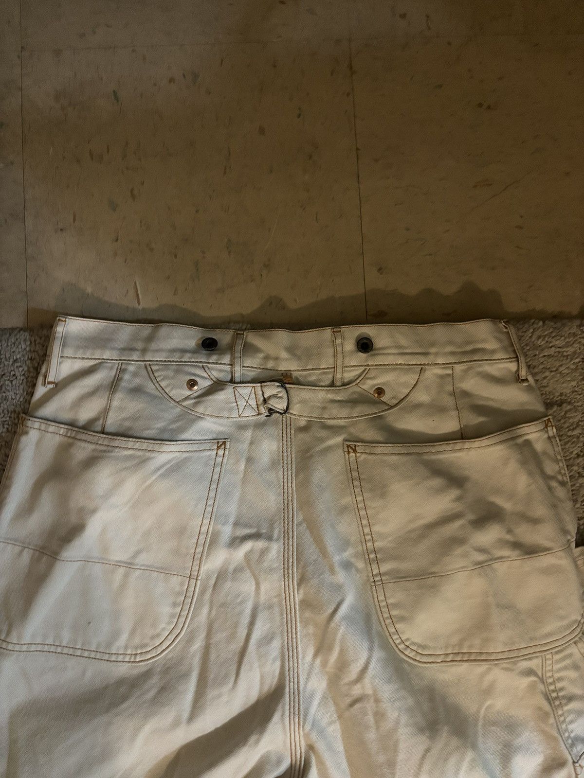 Kapital KAPITAL Lumber Tapered Embroidered Canvas Trousers white Size US 30 / EU 46 - 15 Thumbnail