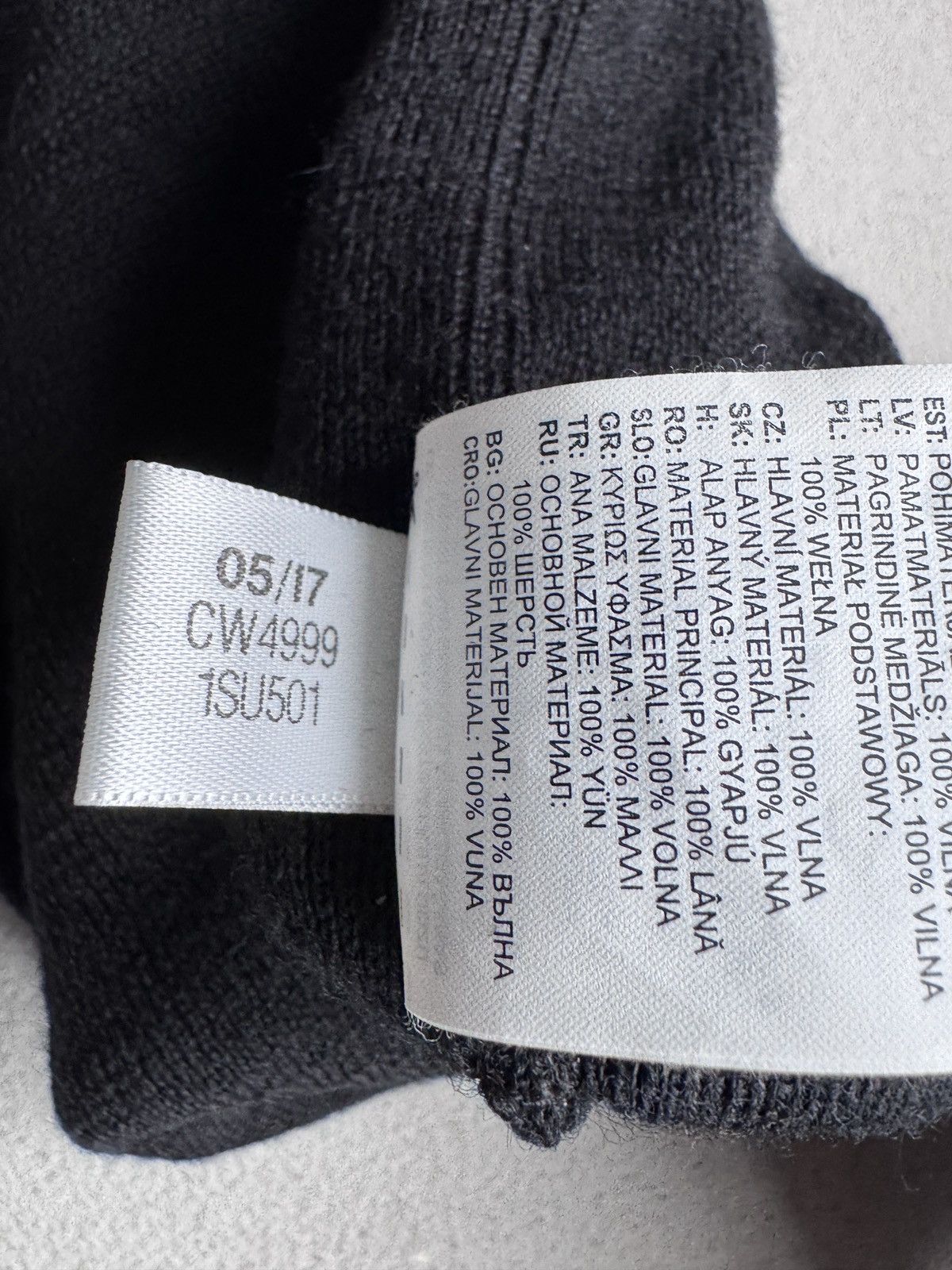 Reebok × Vetements Vetements black beanie Size ONE SIZE - 5 Thumbnail