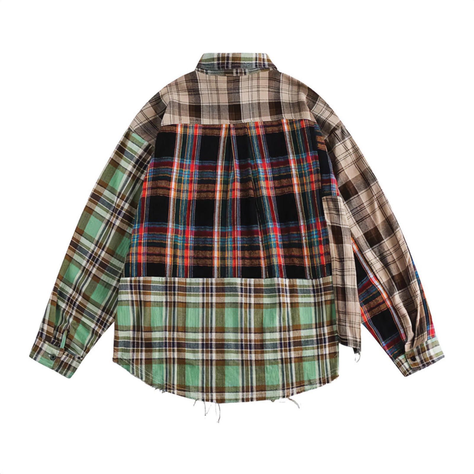 Other Heritage Patchwork Plaid Long Sleeve Shirt Size US M / EU 48-50 / 2 - 2 Thumbnail