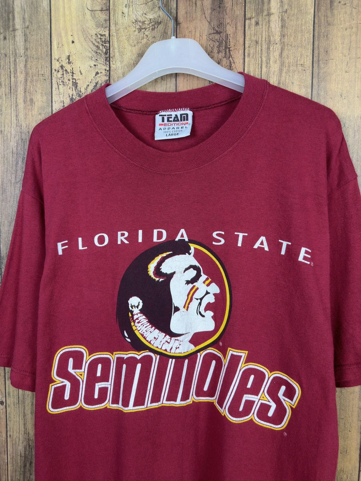NCAA Vintage NFL Florida State Seminoles Tshirt A282 Size US M / EU 48-50 / 2 - 2 Thumbnail