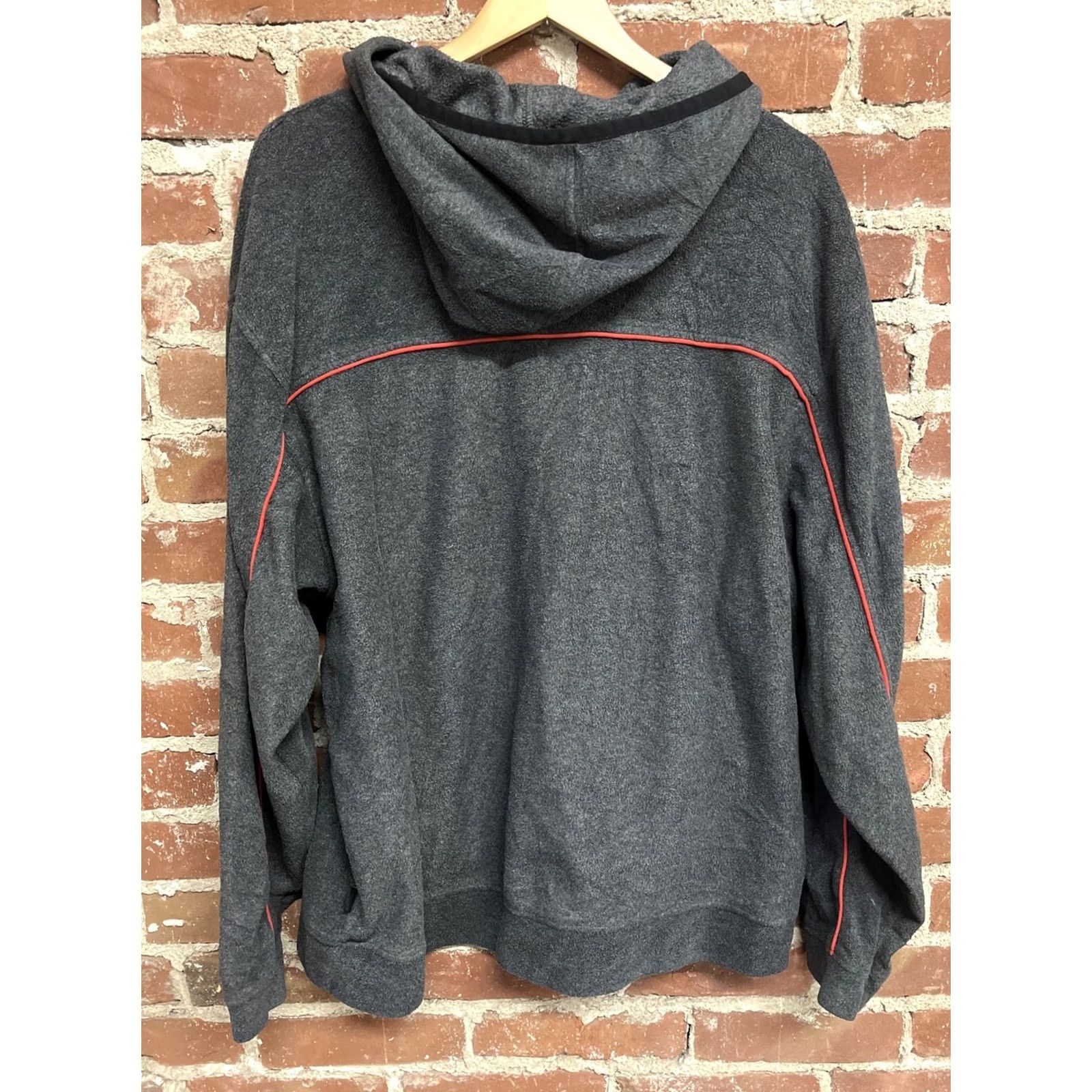 Old Navy VINTAGE Old Navy Hoodie Mens Gray Fleece Embroidered 2XL Sweatshirt Crew Neck Pullover Casual Size US XXL / EU 58 / 5 - 2 Thumbnail