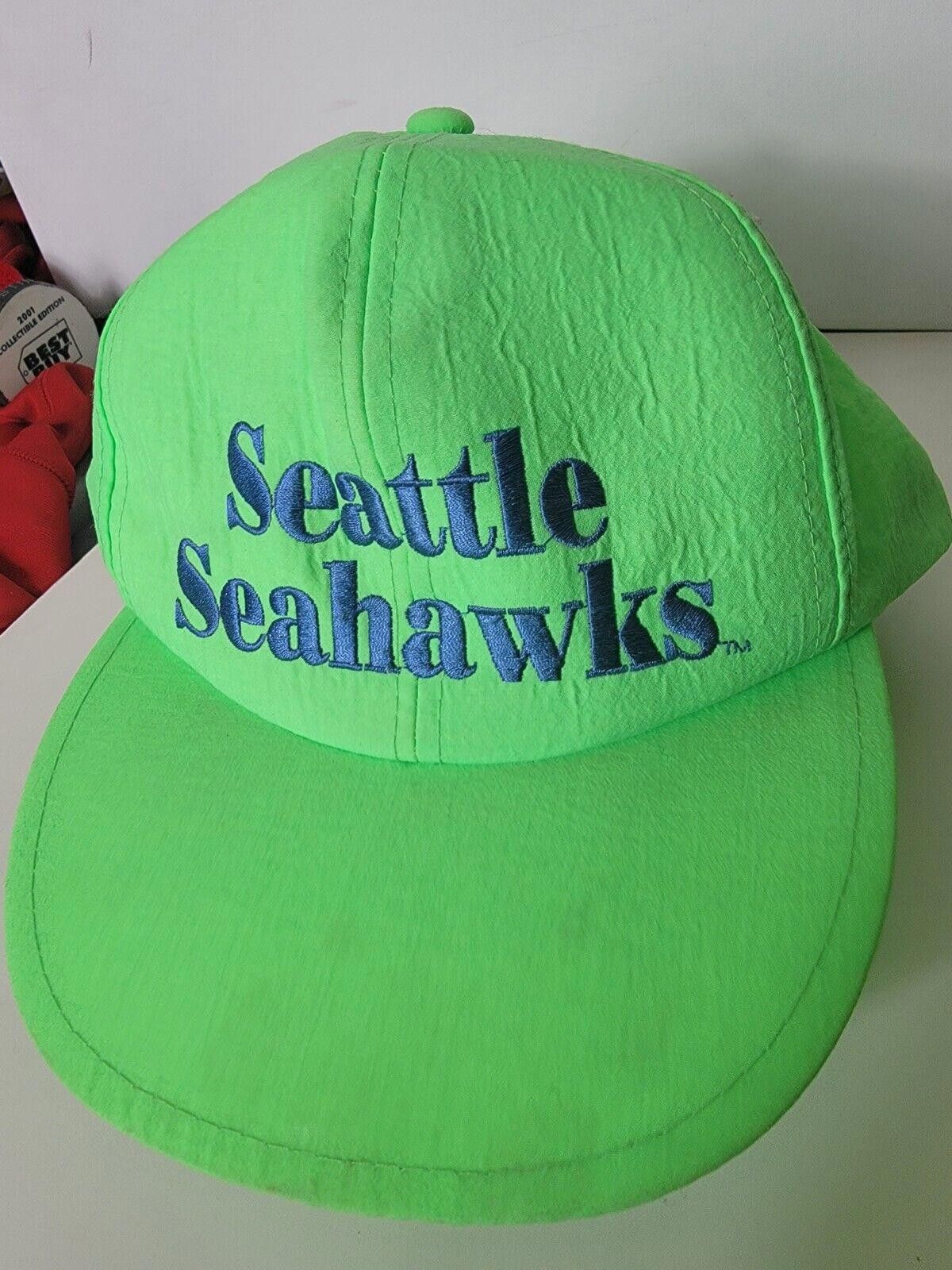 Designer Vintage Seattle Seahawks snapback Hat Cap Neon Coca Cola Size ONE SIZE - 1 Thumbnail
