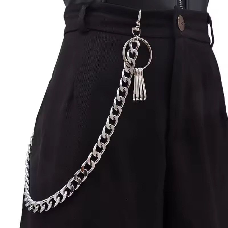 Jewelry 43 cm Chain Belt, Jeans Side Chain - Punk Grunge Size ONE SIZE - 1 Thumbnail