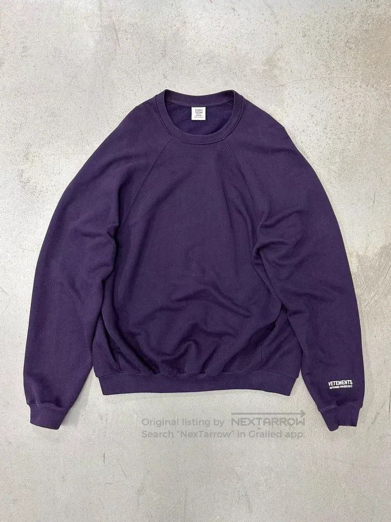 Vetements Vetements Forward Cut Purple Hoodie Size US L / EU 52-54 / 3 - 2 Thumbnail