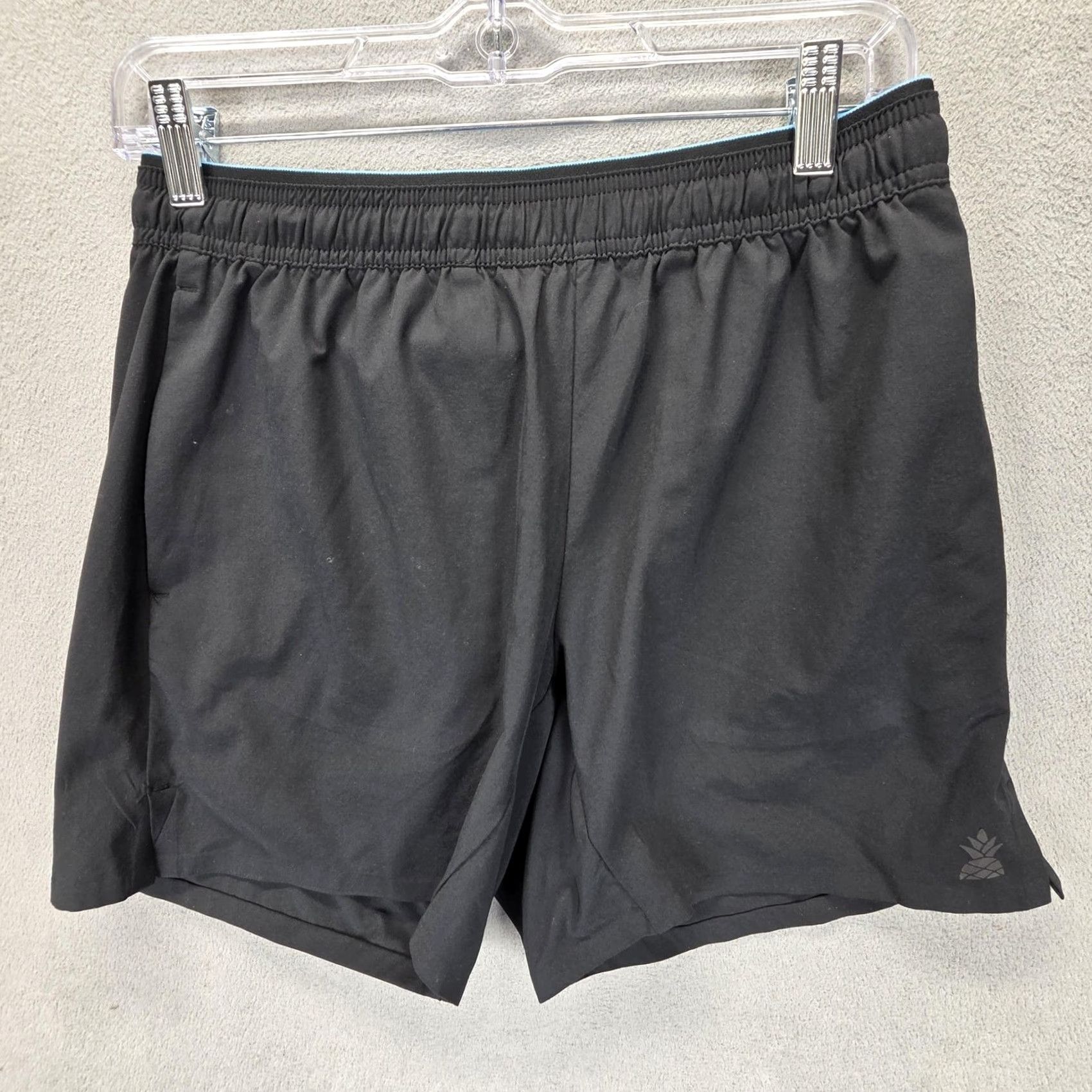 Chubbies Chubbies Shorts Mens Small Black Lined 5.5 Inseam Running Zip Pocket Athletic Size US 29 - 2 Thumbnail