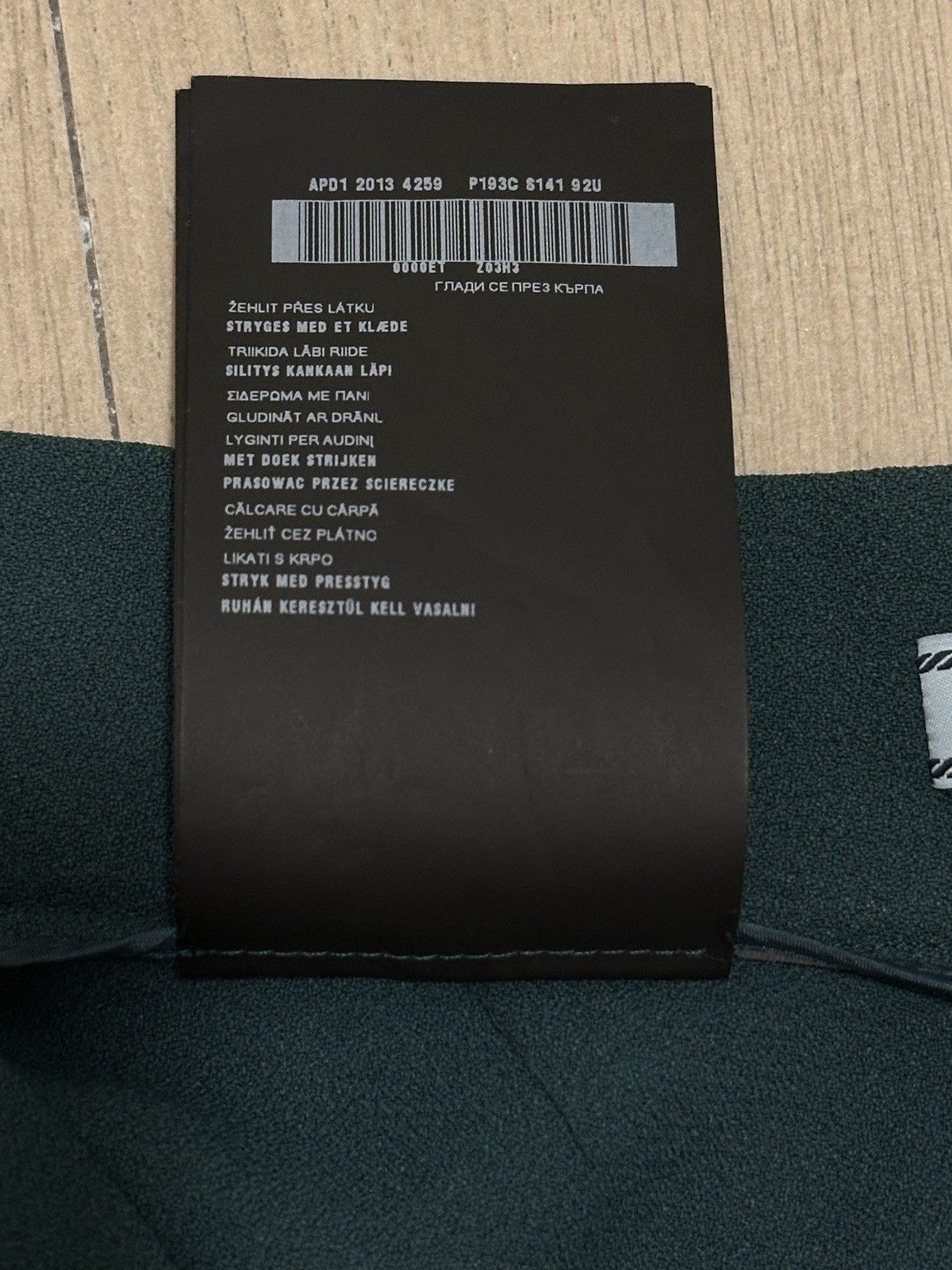 Prada DDP Prada 2013 Asymmetric Color Block Acetate Viscose Skirt Size 27" / US 4 / IT 40 - 14 Thumbnail