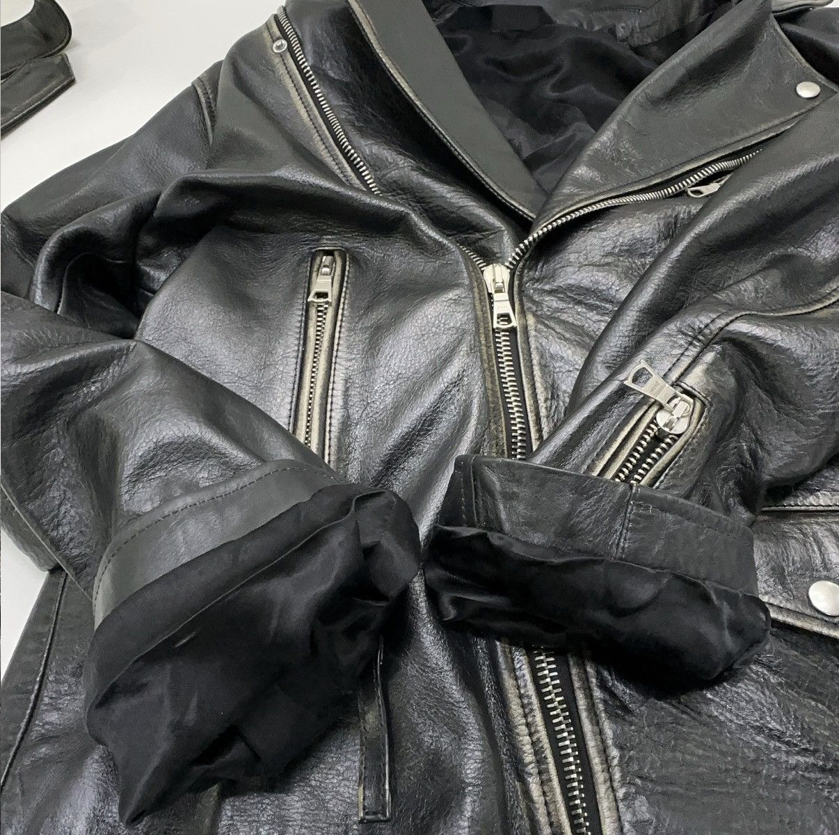 Palm Angels Palm Angels leather biker jacket Size US M / EU 48-50 / 2 - 7 Thumbnail