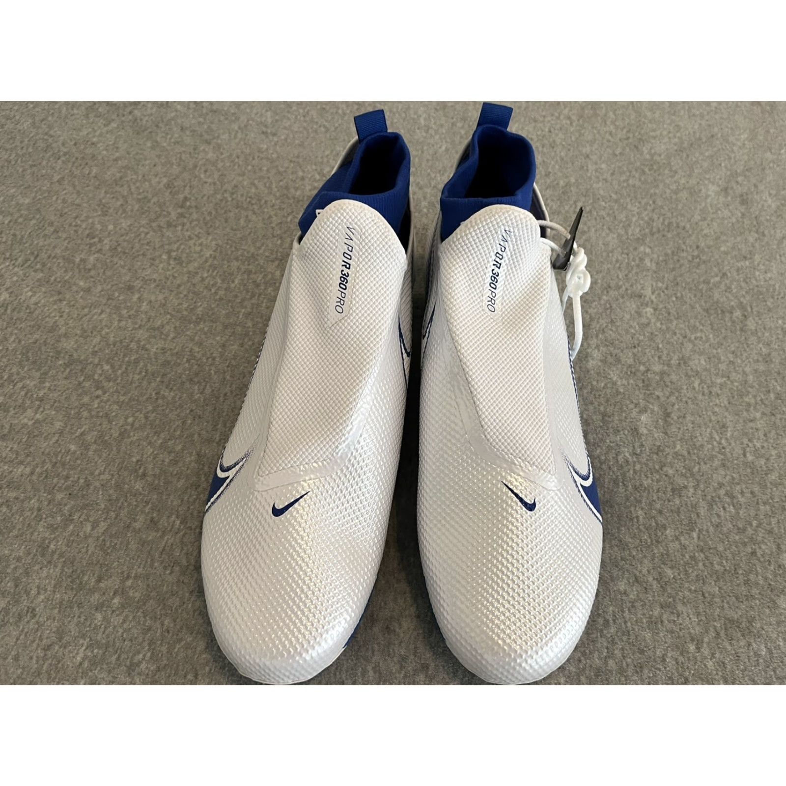 Nike Nike Vapor Edge Pro 360 Football Cleats Mens Size 15 White Royal Blue Ghost Laces Nike Vapor Edge Pro 360 AO8277-101 Brand New Size US 15 / EU 48 - 2 Thumbnail