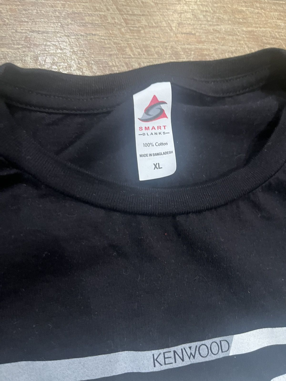 Vintage Vintage Y2k Size Matters Funny Kenwood Tee Shirt Black (XL) Size US XL / EU 56 / 4 - 3 Thumbnail