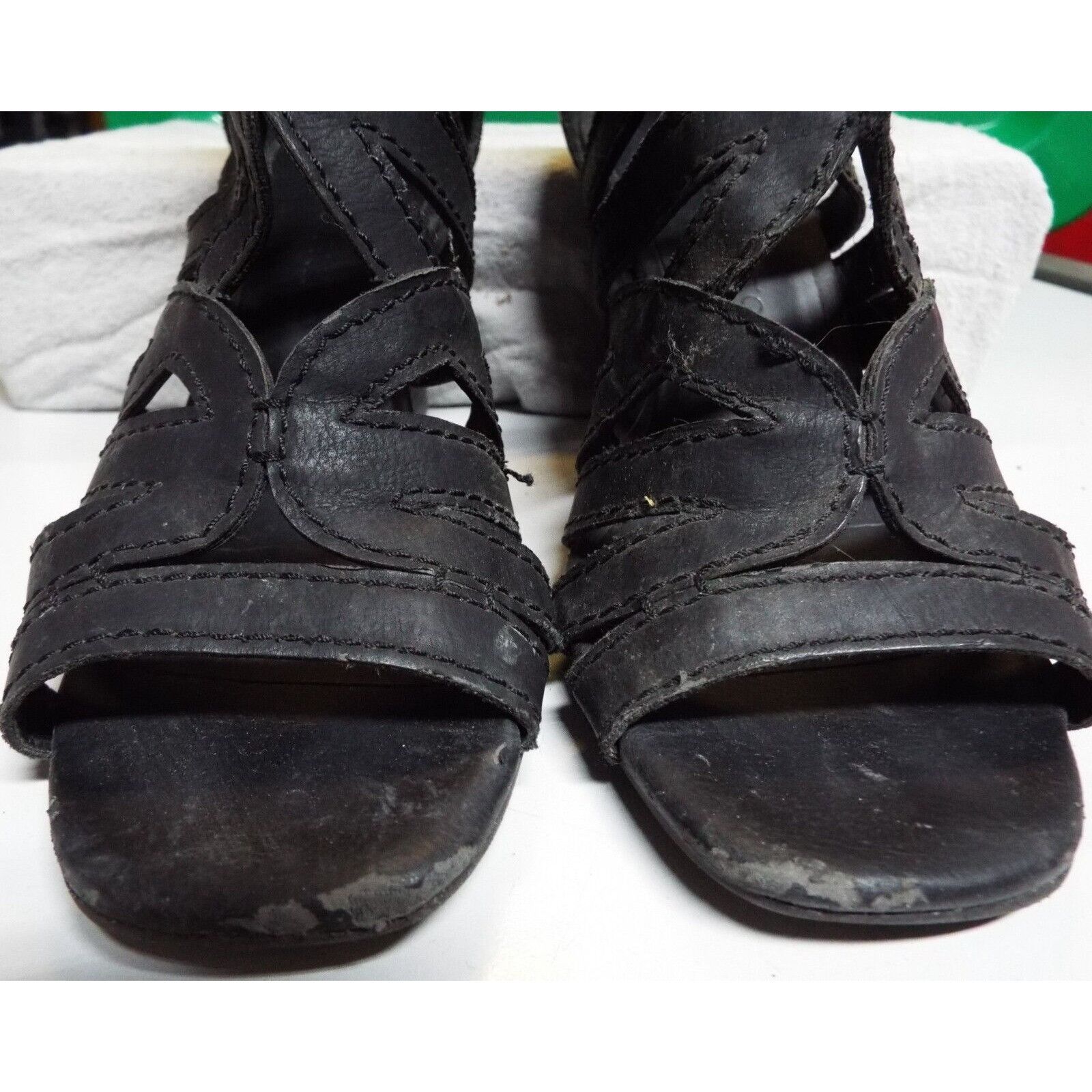 Franco Sarto Franco Sarto Sandal Wedge Heels, Size 5.5 - Toe is worn & te Size US 5.5 / IT 35.5 - 2 Thumbnail
