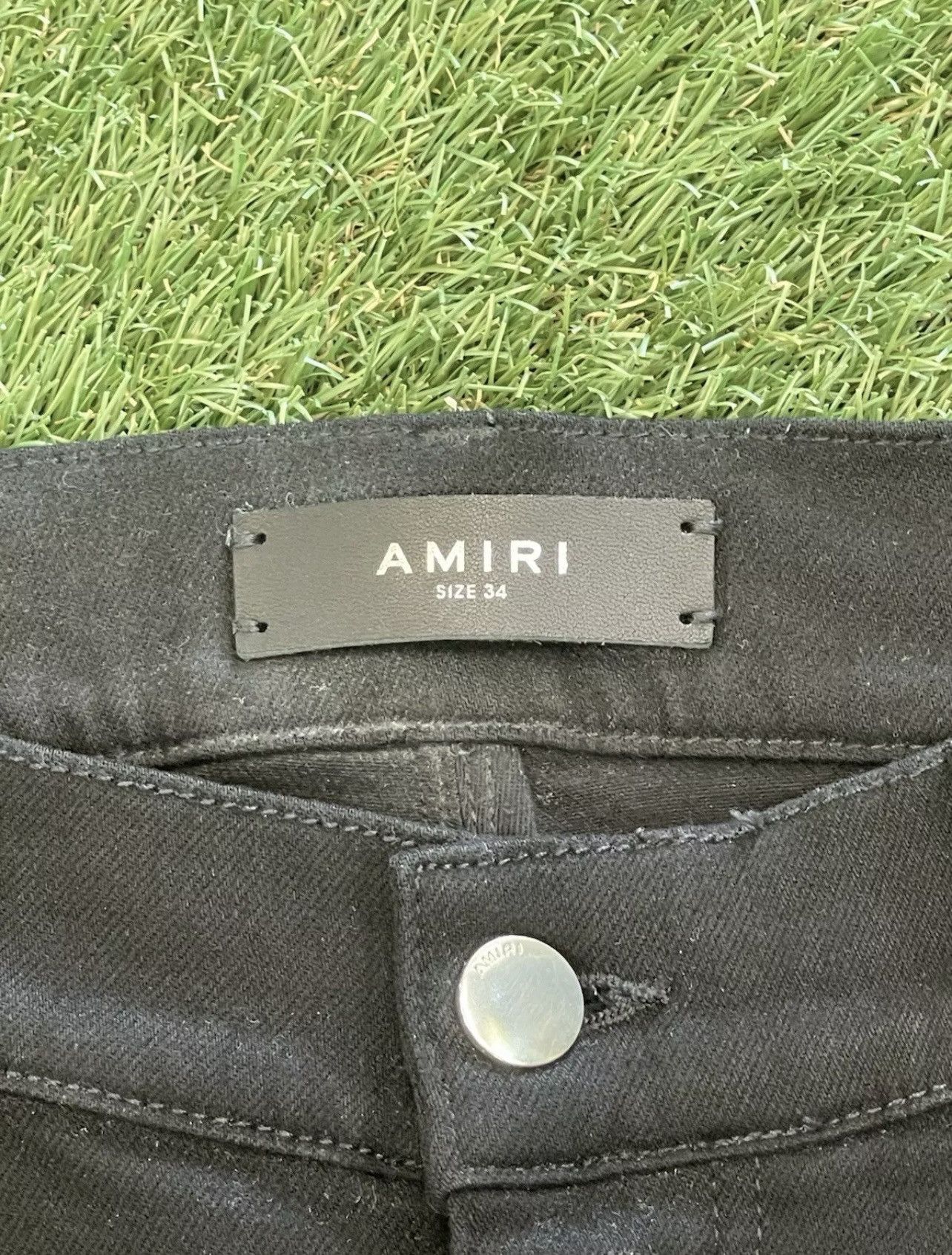 Amiri Size 34 - Amiri Crystal Patches MX1 Skinny Jeans $2,395 Size US 34 / EU 50 - 10 Thumbnail